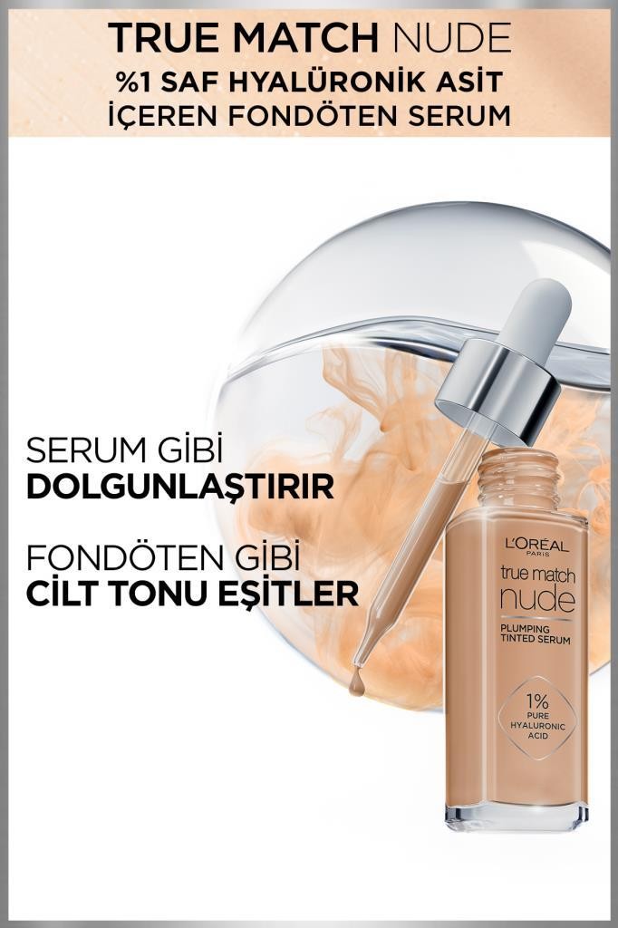 True Match Nude Fondöten Serum 3-4 Light Medium