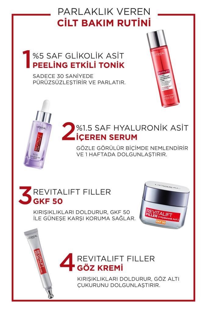 L'Oreal Paris Revitalift %5 Saf Glikolik Asit Peeling Etkili Tonik 180 ML