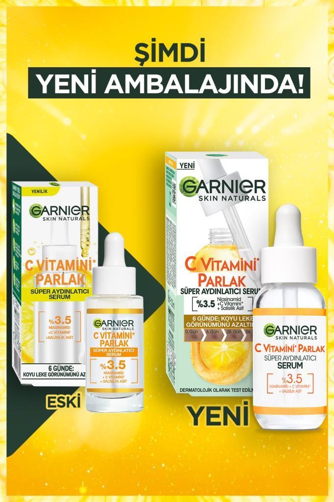 Garnier C Vitamini Parlak Süper Aydınlatıcı Serum 30ML