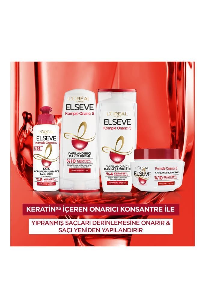 L'Oréal Paris Elseve Komple Onarıcı 5 S.O.S Koruyucu - Kurtarıcı Bakım Kremi 200 ml