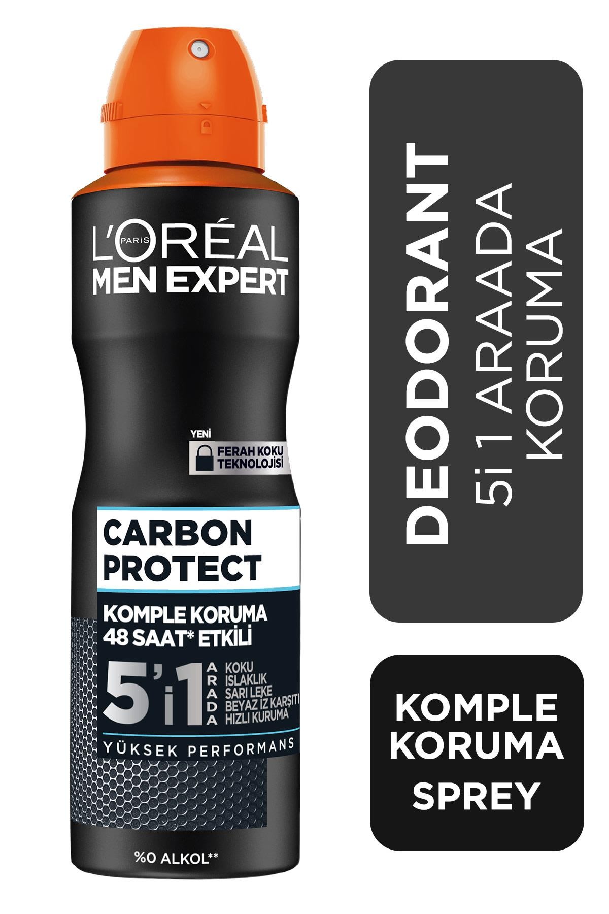 Carbon Protect Anti Perspirant 5'i 1 Arada Erkek Sprey Deodorant 150ml