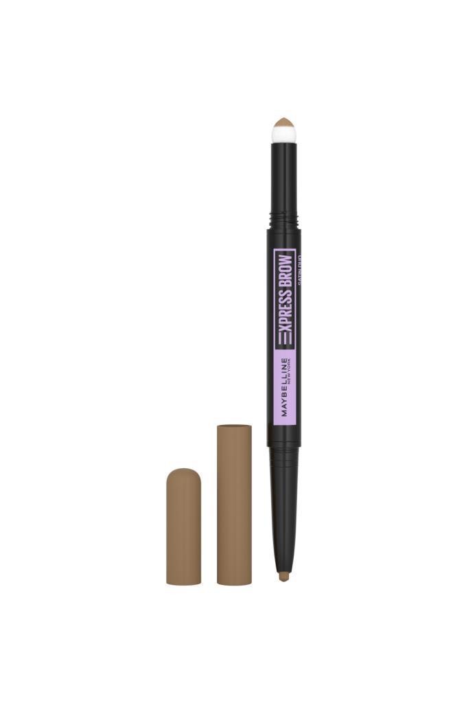 Maybelline New York Express Brow Satin Duo Çift Taraflı Kaş Kalemi - 01 Açık Ton