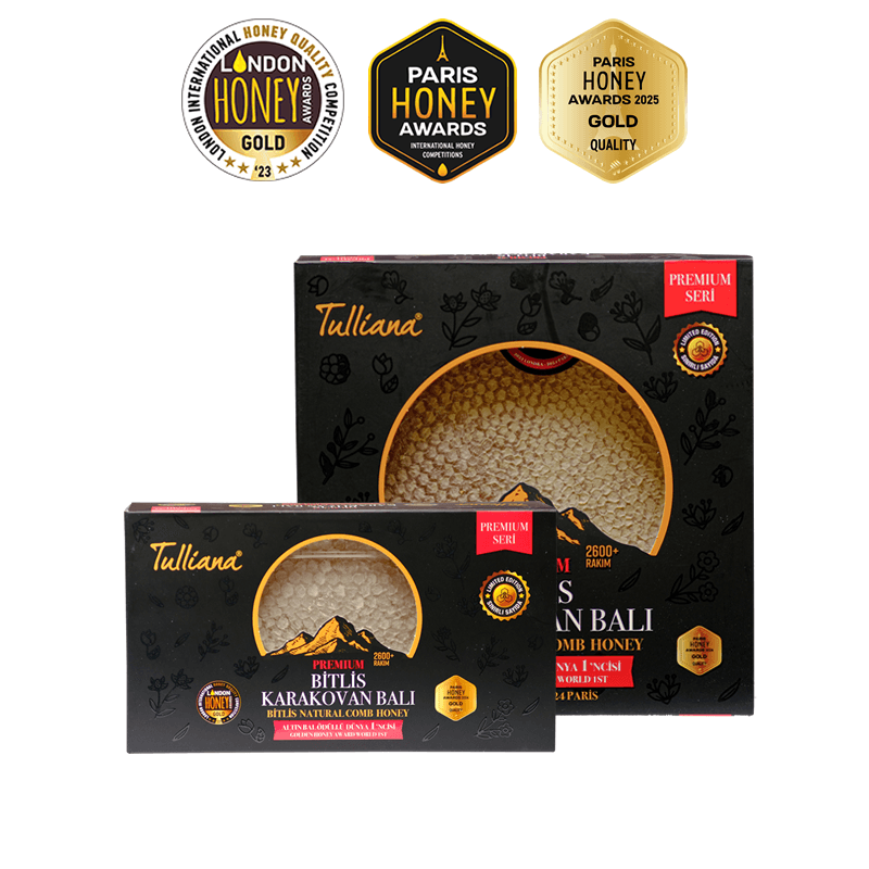 Premium Seri Polifloralı (Çok Çiçekli) Karakovan Bitlis Balı - 1 Kg. - 500 Gr.