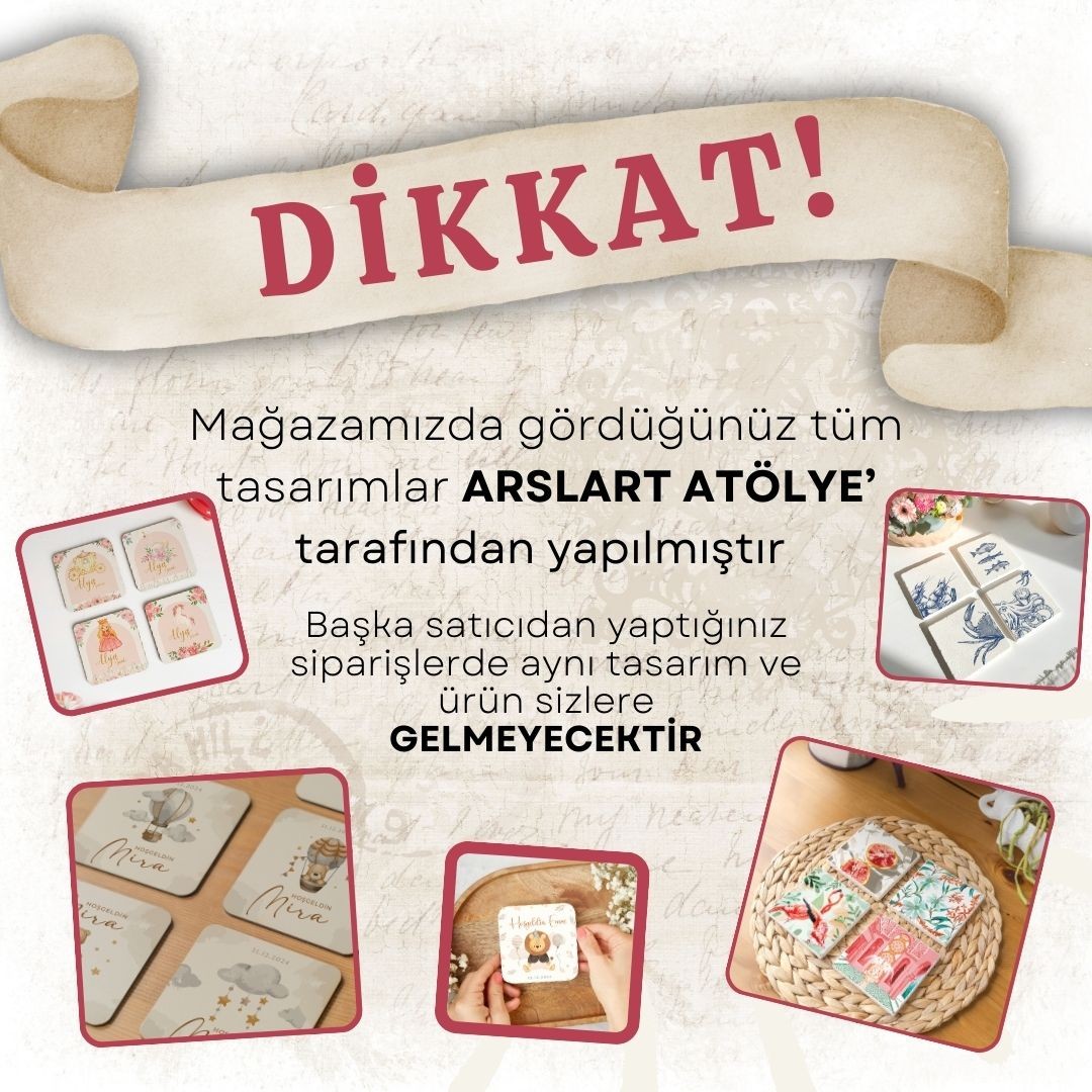 Patron Bebek Temalı kişiye özel Ahşap Bebek Hediyeliği 24 Adet