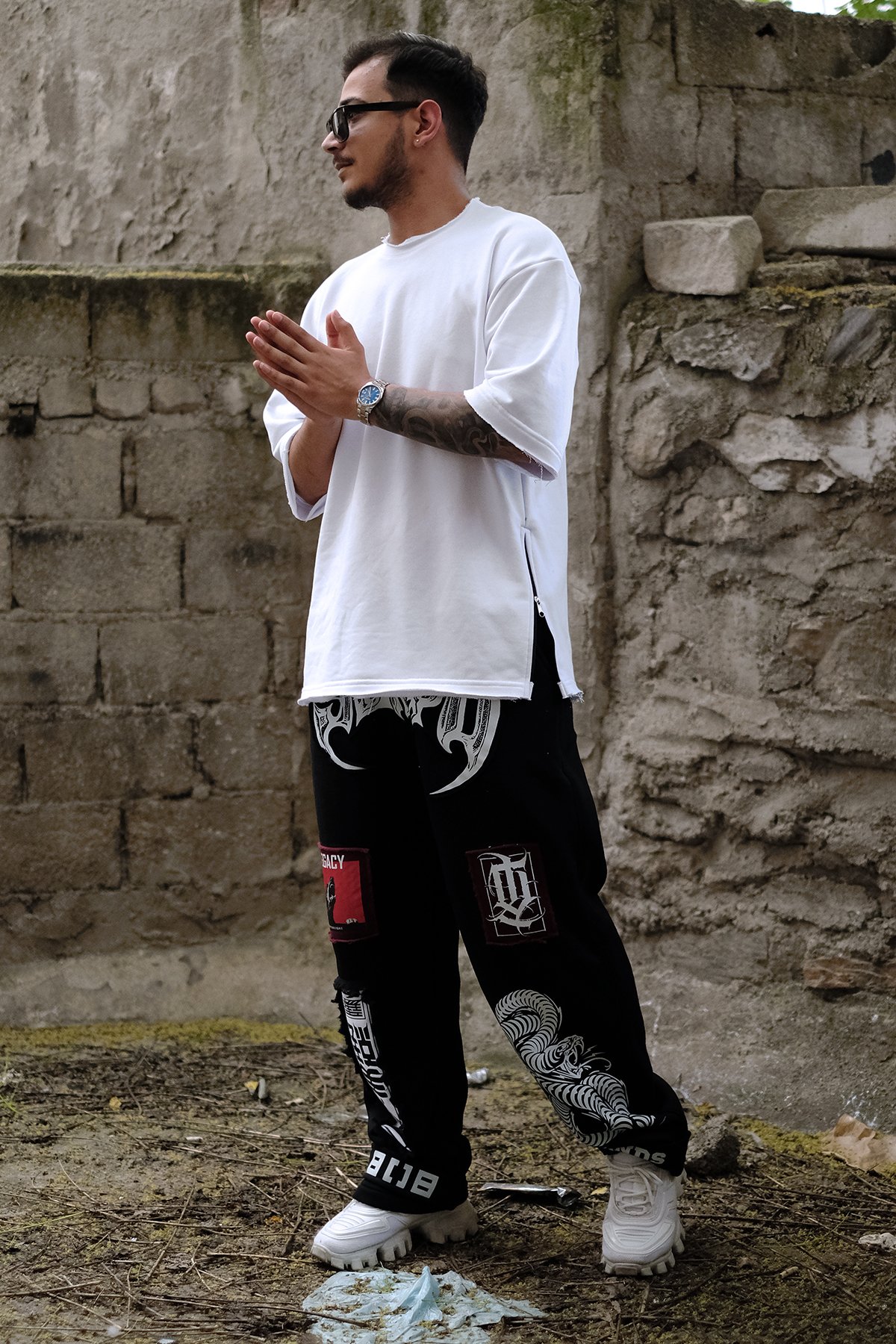 808 Basic Oversize Kalın Tişört