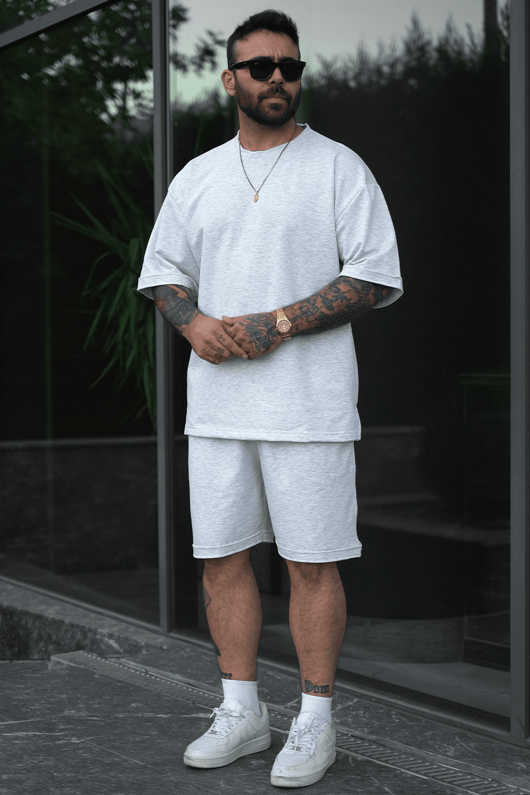 808  Basic Oversize Takım ( Tişört + Şort)