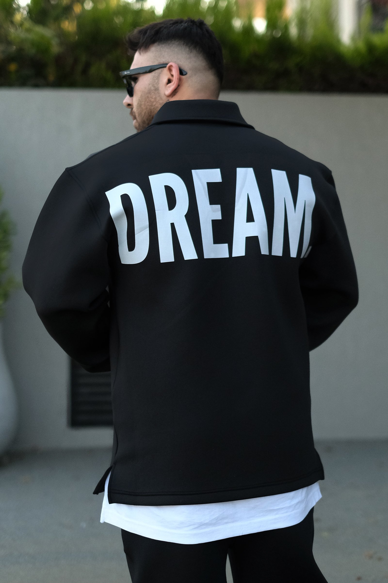 808 Dream Baskılı Özel Tasarım Yakalı Oversize Sweatshirt