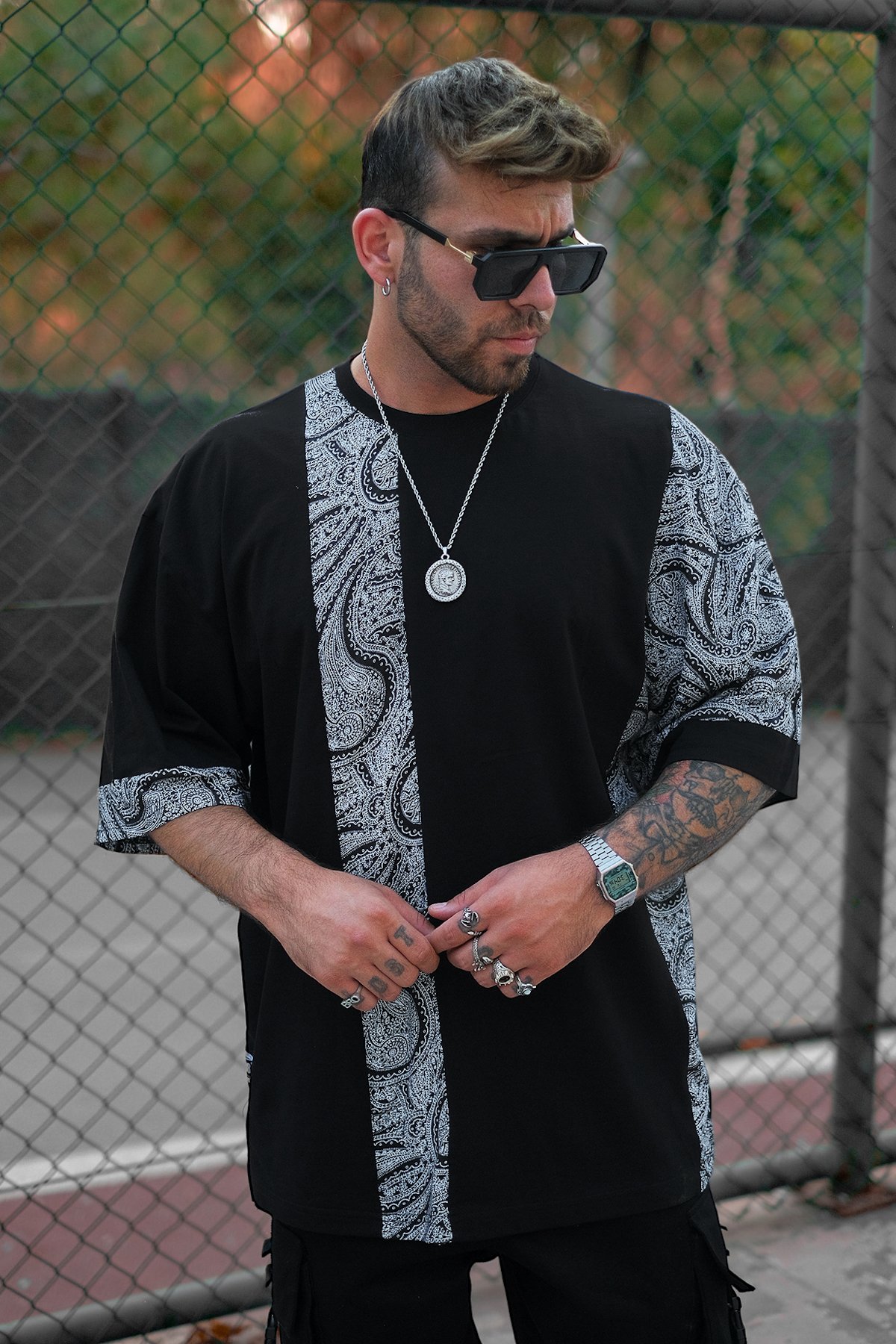 808 Kontrast Oversize Tişört