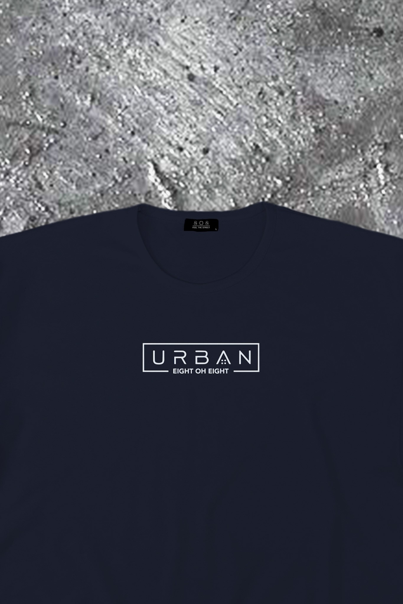 808 URBAN EOE Baskılı Oversize Tişört