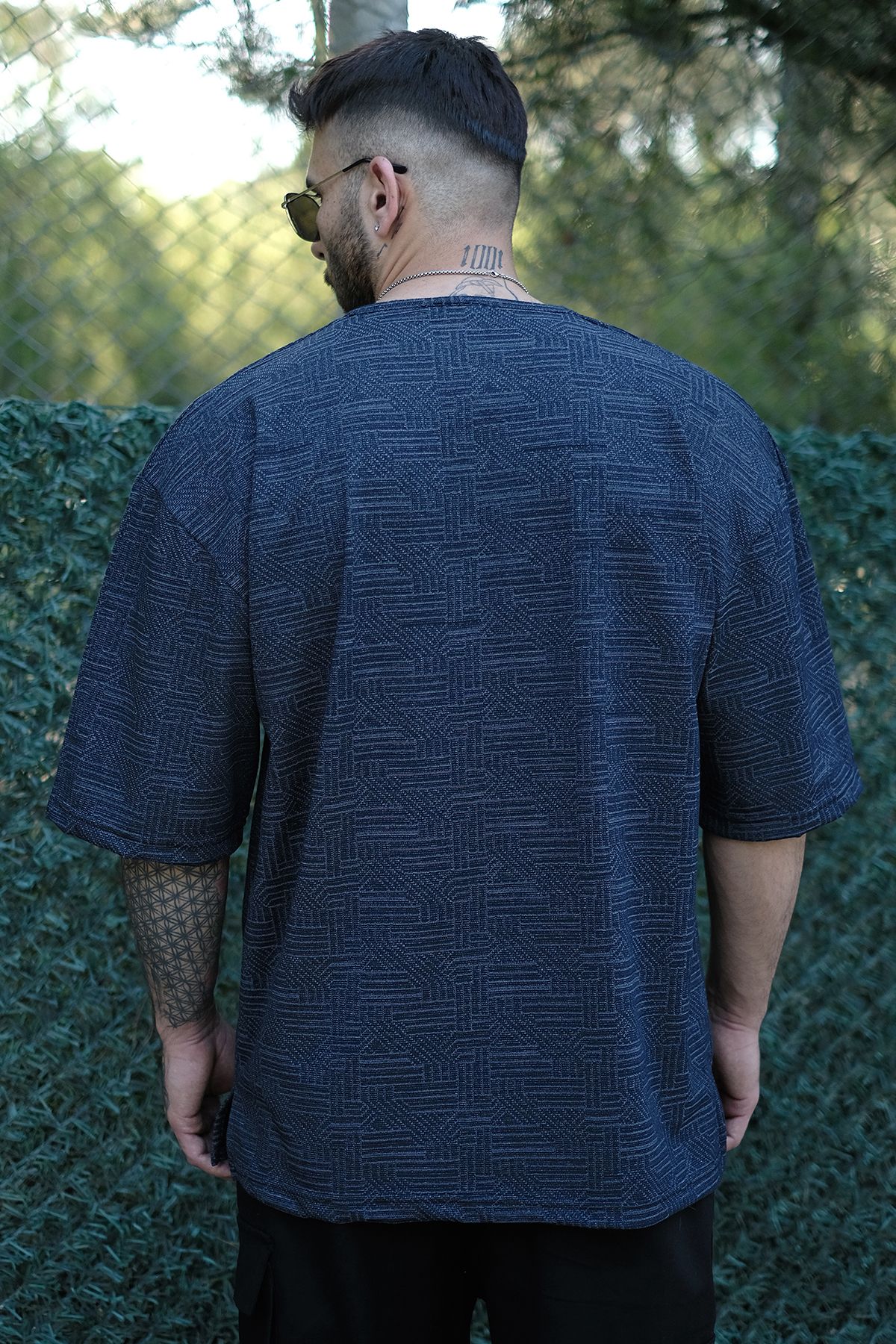 808 Dokulu Oversize Tişört