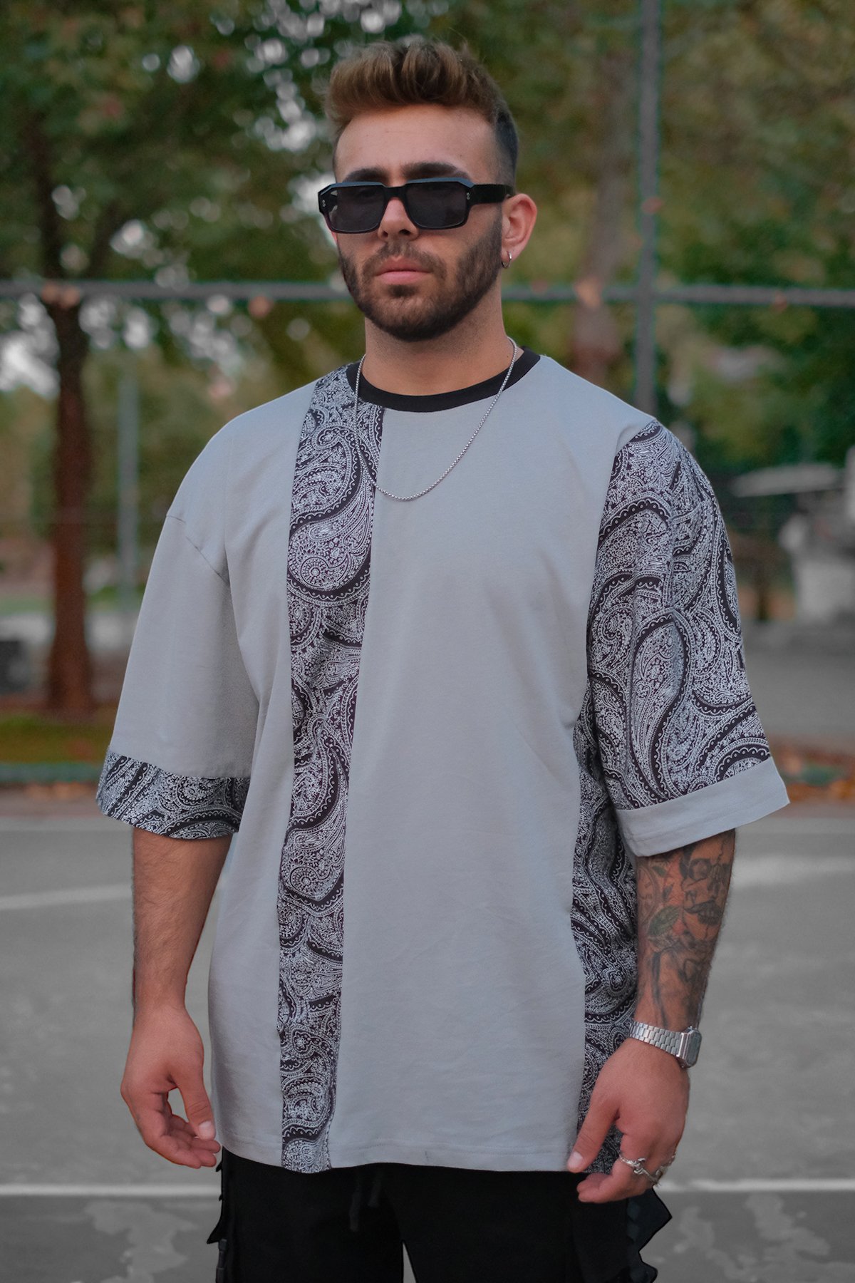 808 Kontrast Oversize Tişört