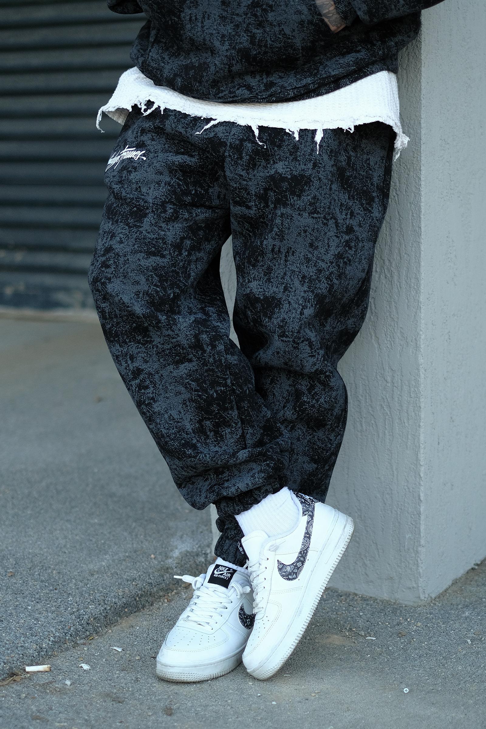 808 Vintage Frames Baskılı Oversize Puff Jogger