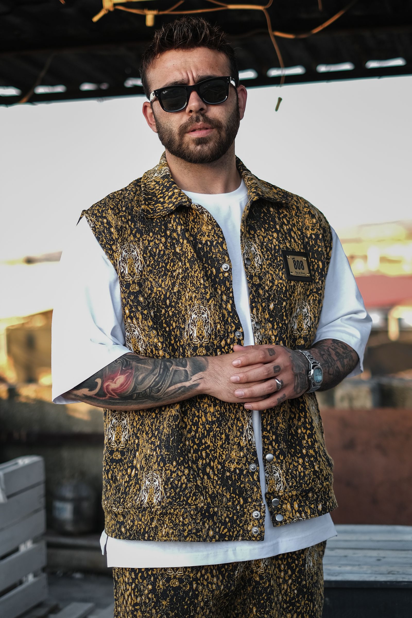 808 Tiger v2 Desen Dokulu Yelek