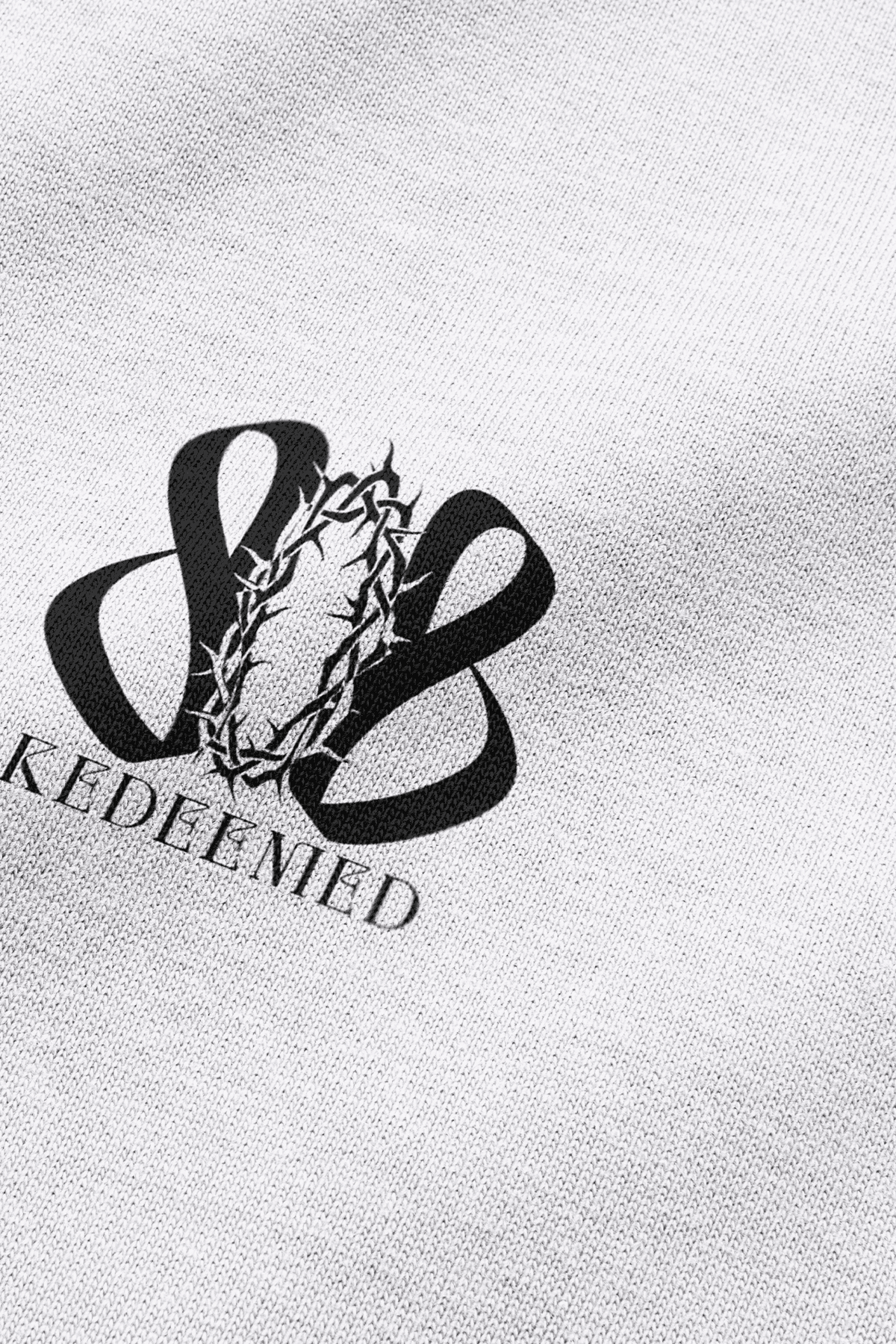 808 Reedemed Baskılı Oversize Tişört - Beyaz