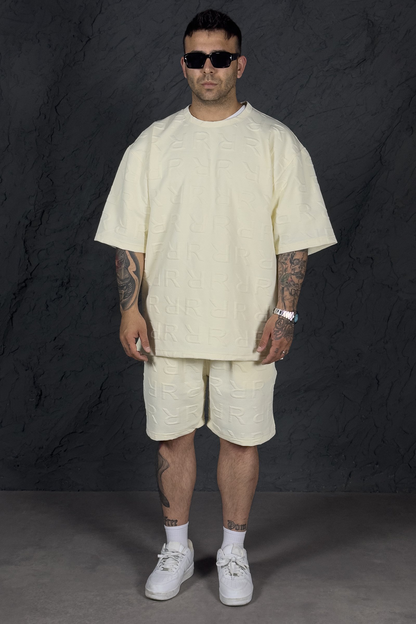 808 R Dokulu Oversize Tişört