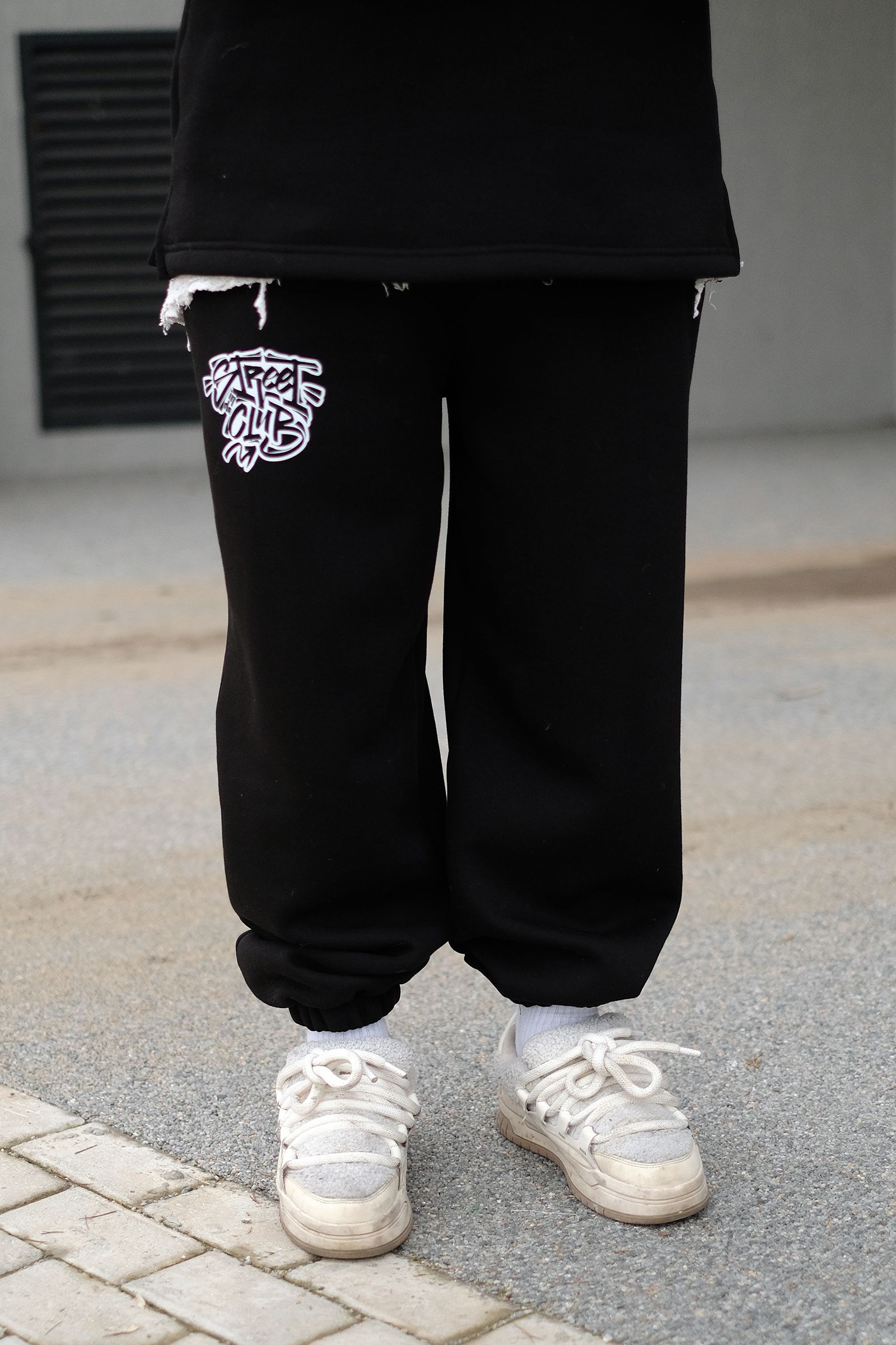 808 Street Club Baskılı Baggy Jogger