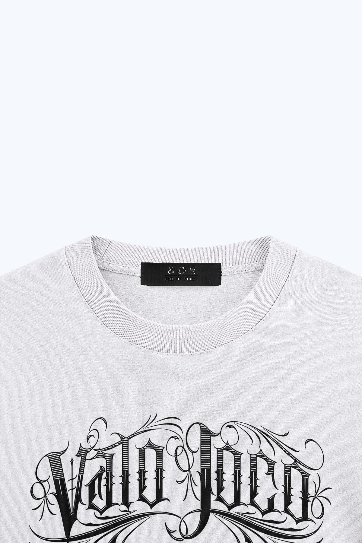 808 FREEDOM Baskılı Oversize Tişört