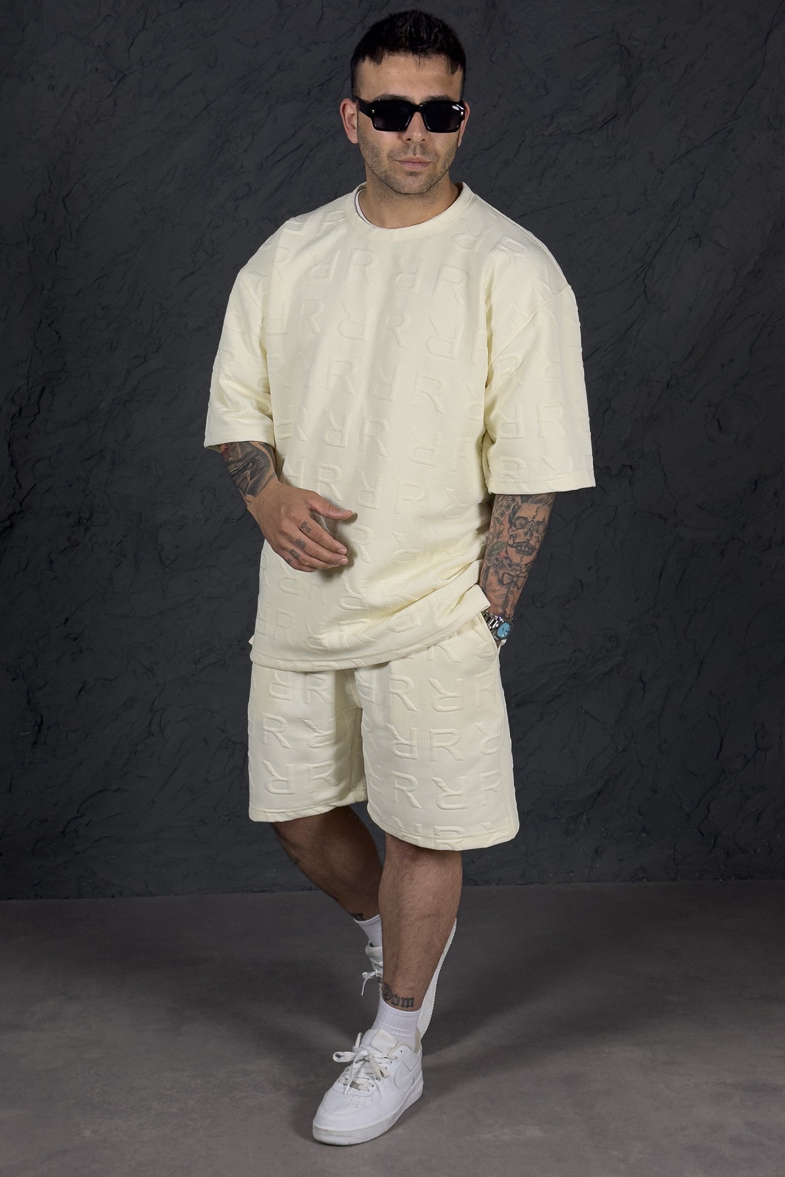 808 R Dokulu Oversize Tişört