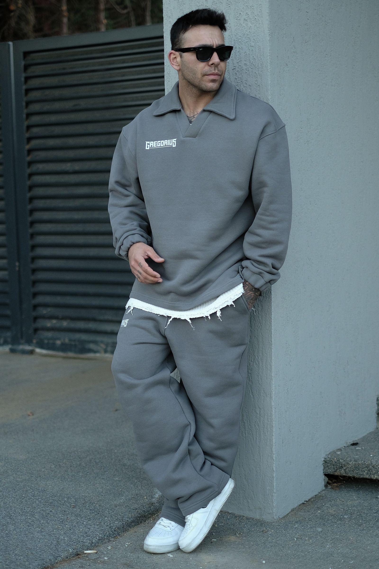 808 Gregorius Baskılı Oversize Jogger