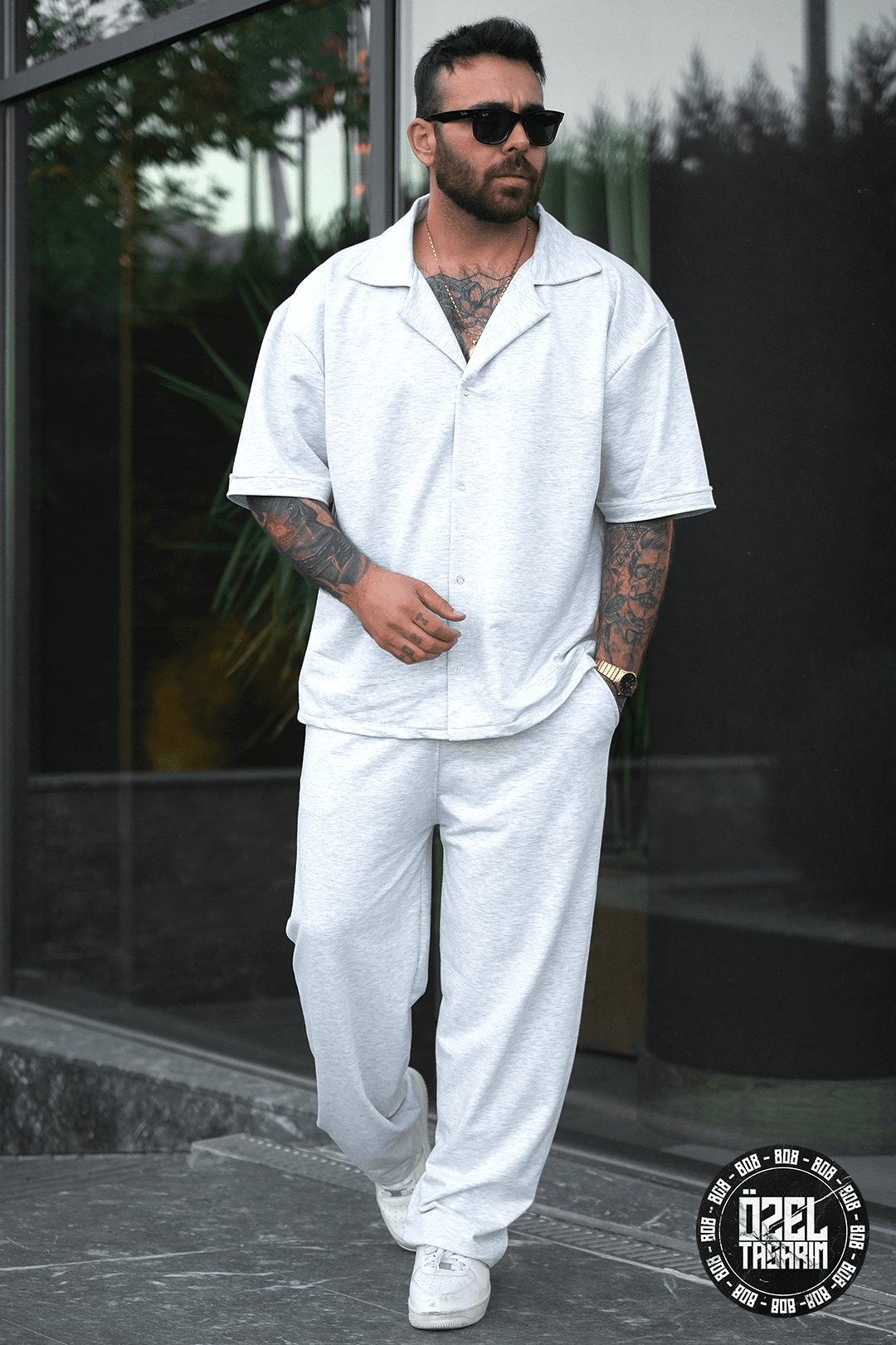 808 Basic Oversize Takım ( Gömlek + jogger )
