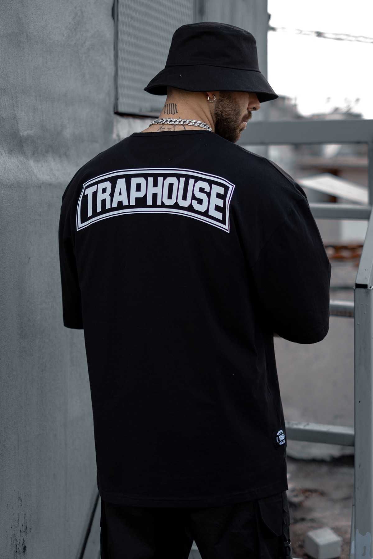 808 Criminal Baskılı Oversize Tişört