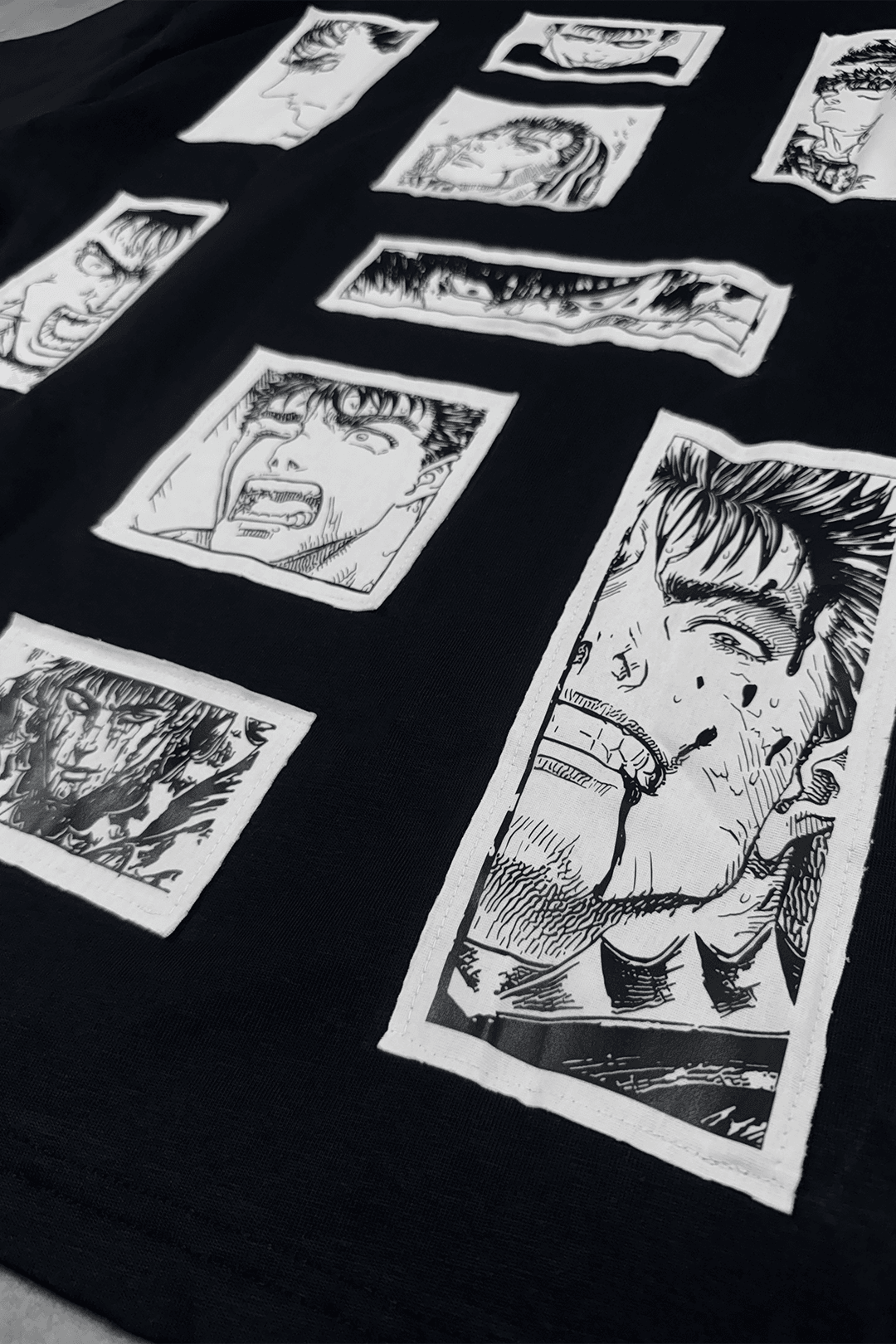 808 "Berserk Smile" Baskılı Oversize Tişört