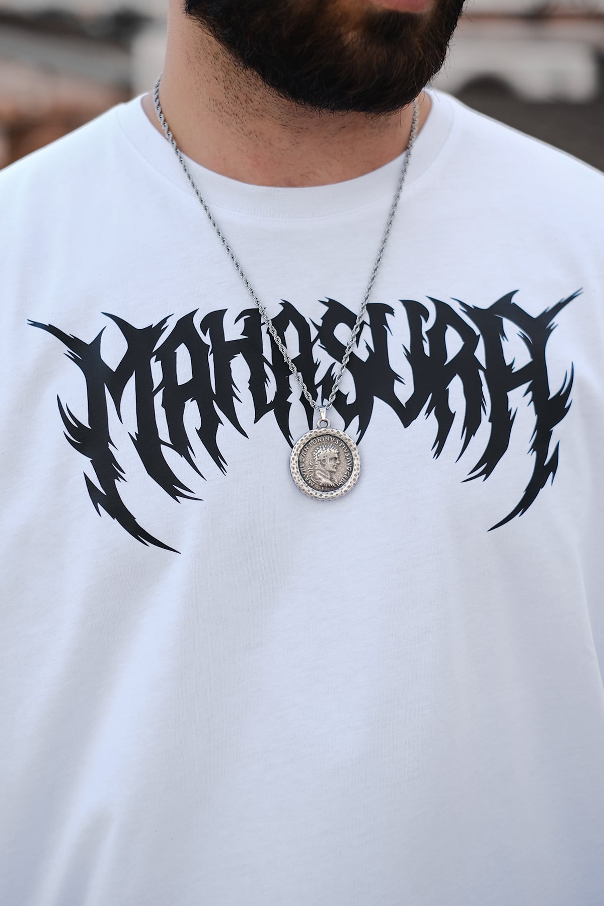 808 Mahasura Baskılı Oversize Tişört