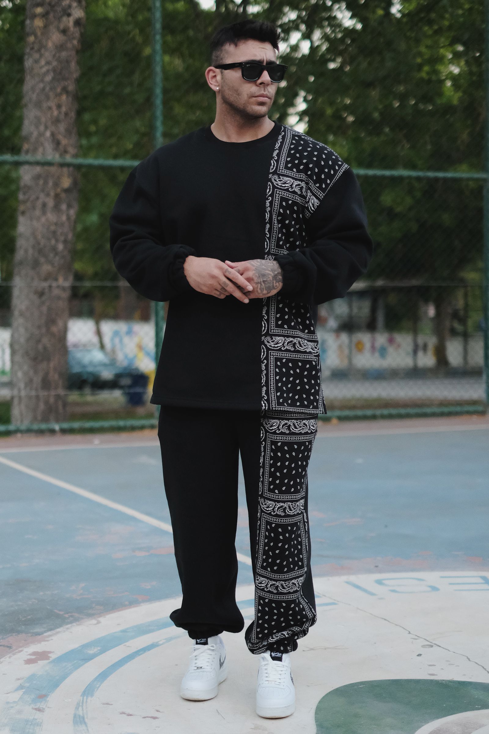808 Bandana Kontrast Oversize Jogger
