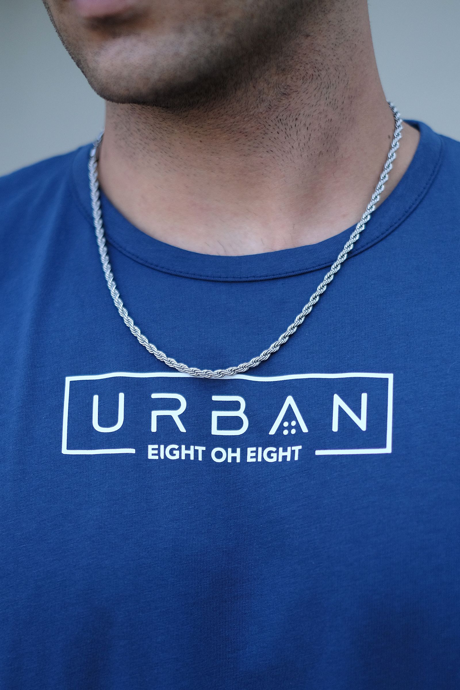 808 URBAN Baskılı Oversize Kolsuz Tişört