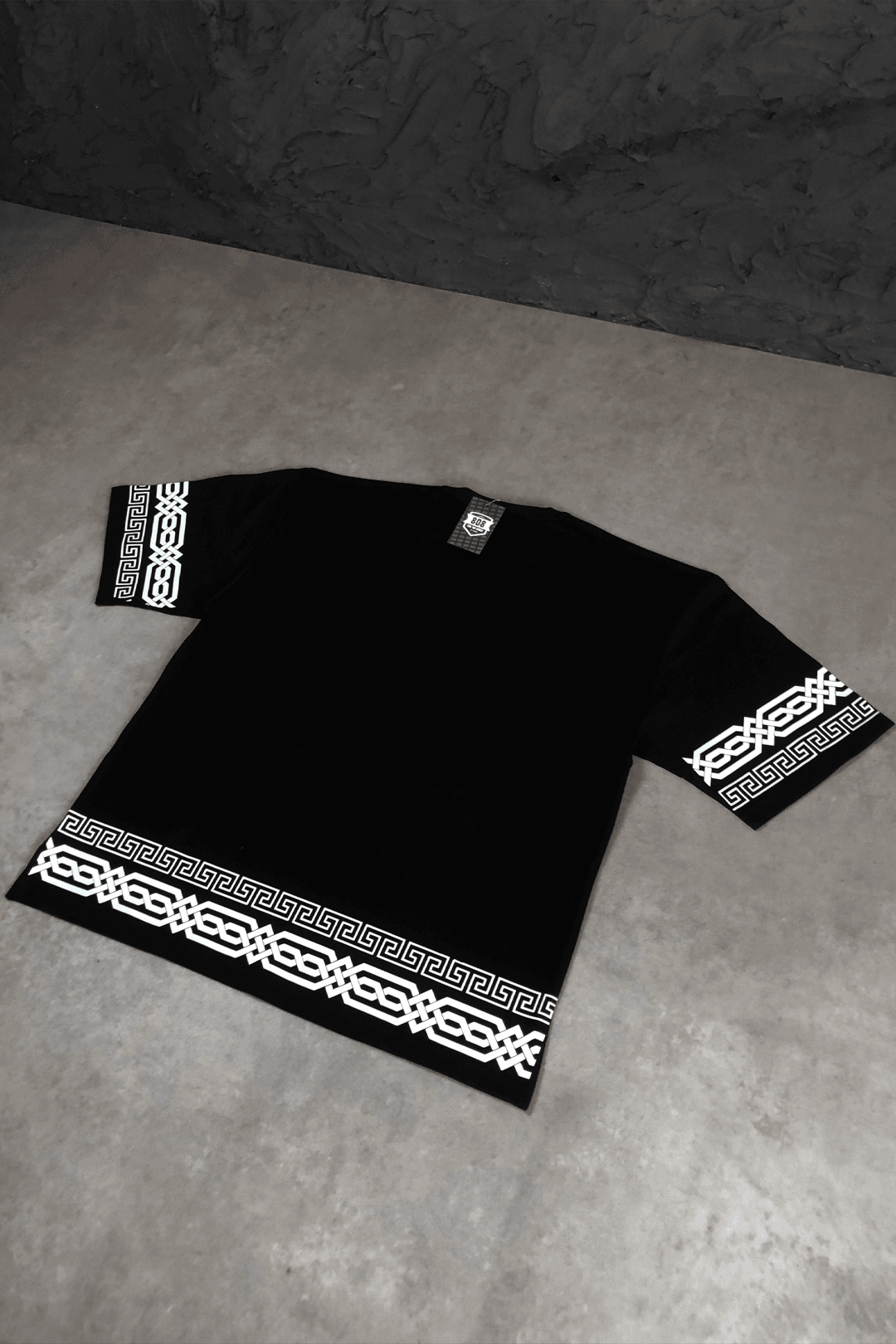 808 Nordic Baskılı Oversize Tok Tişört
