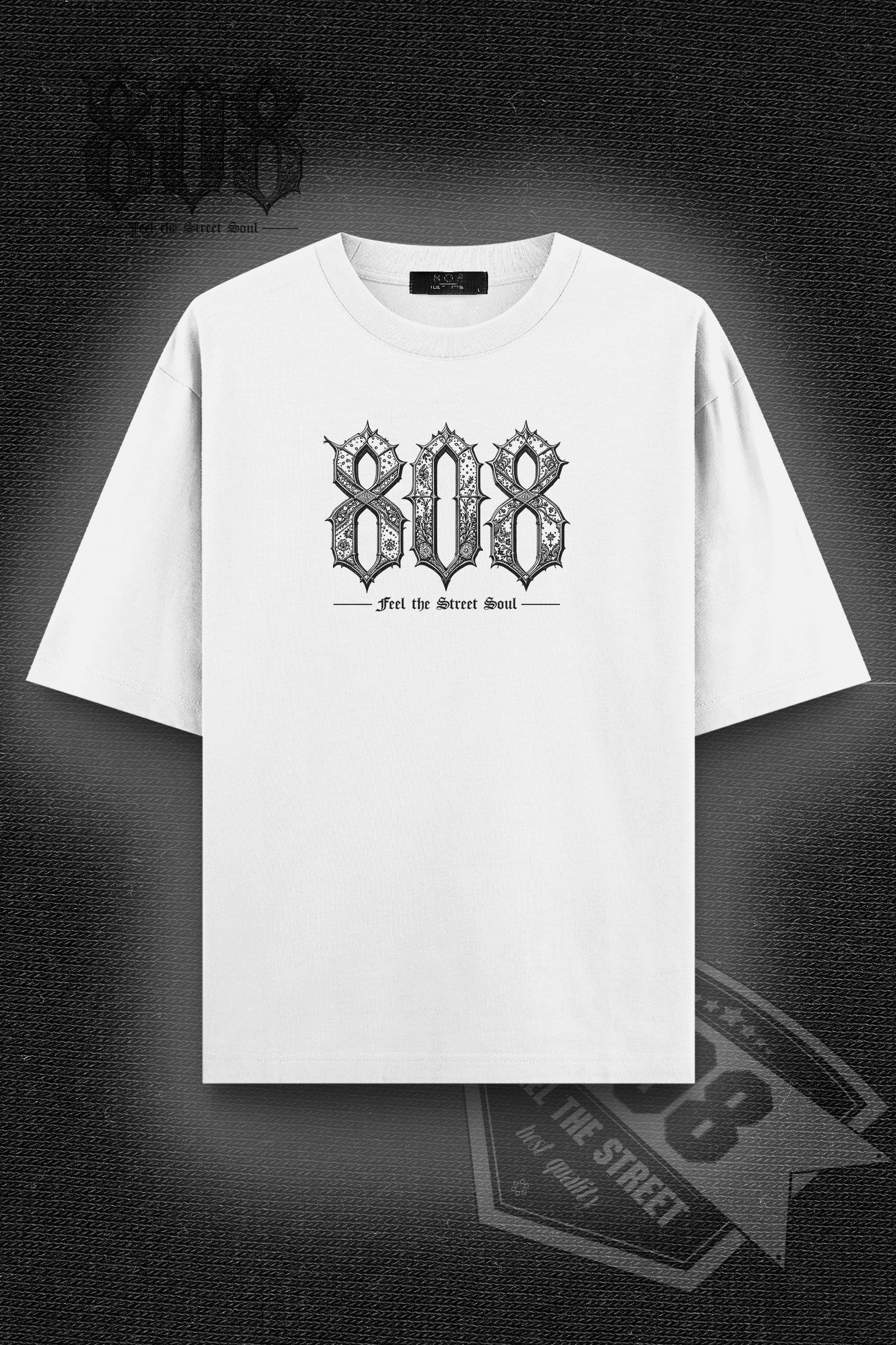 808 DAY Special Edition Oversize Tişört - Beyaz