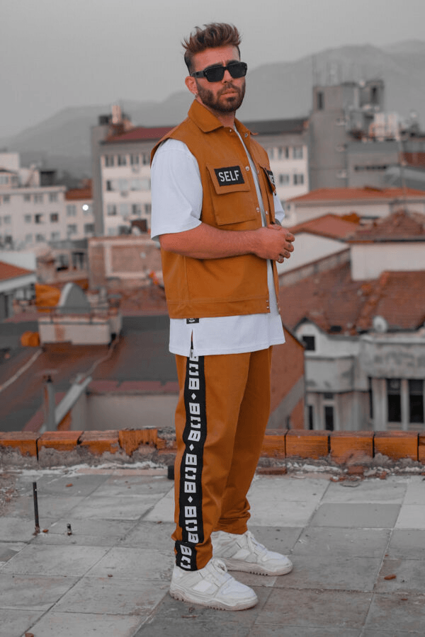 808 Şerit Detay Körük Cep Pantolon