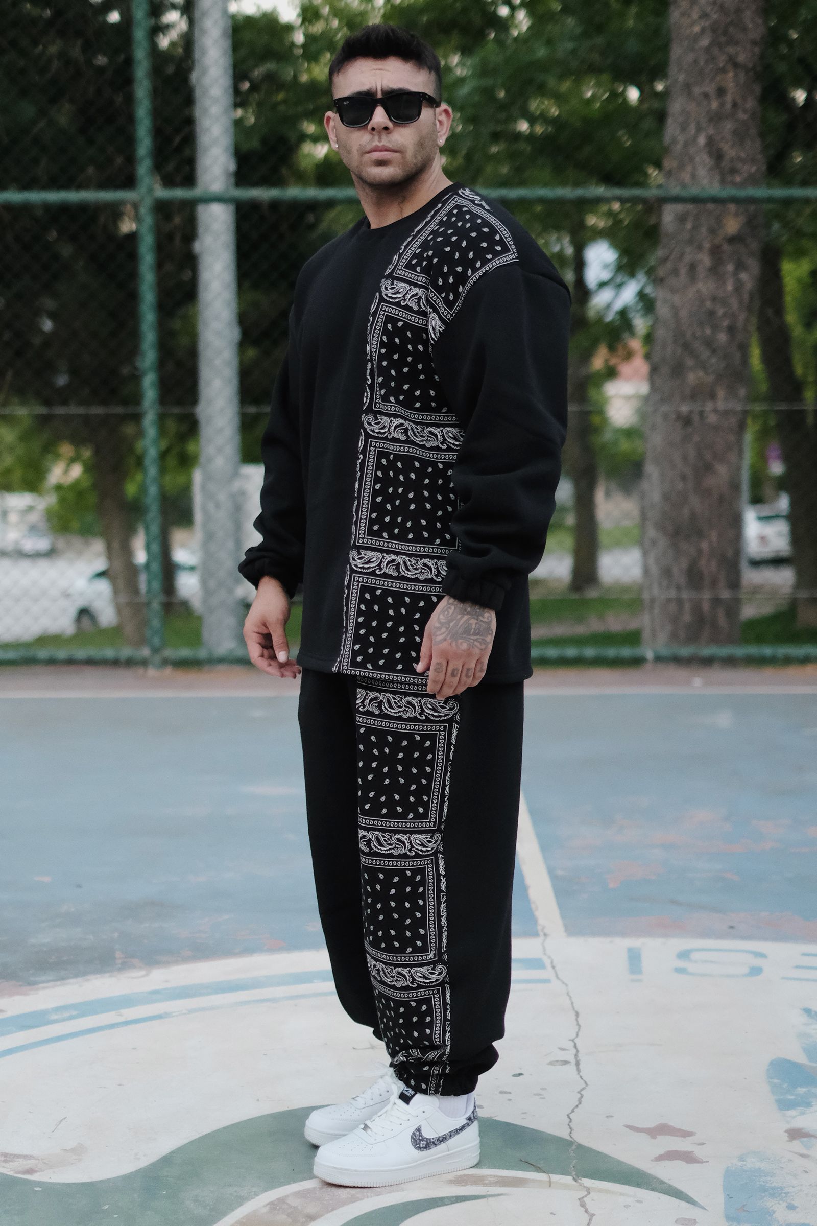808 Bandana Kontrast Oversize Jogger