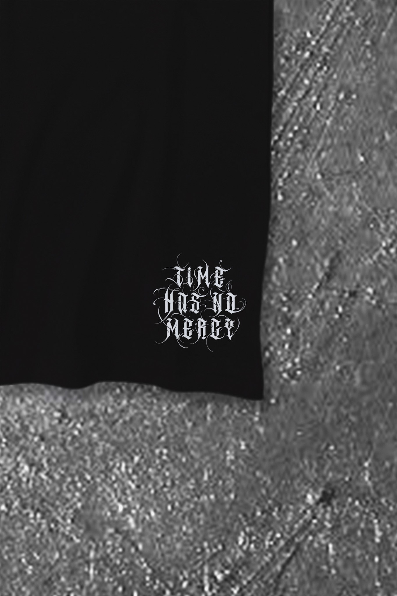 808 Time Baskılı Oversize Tişört