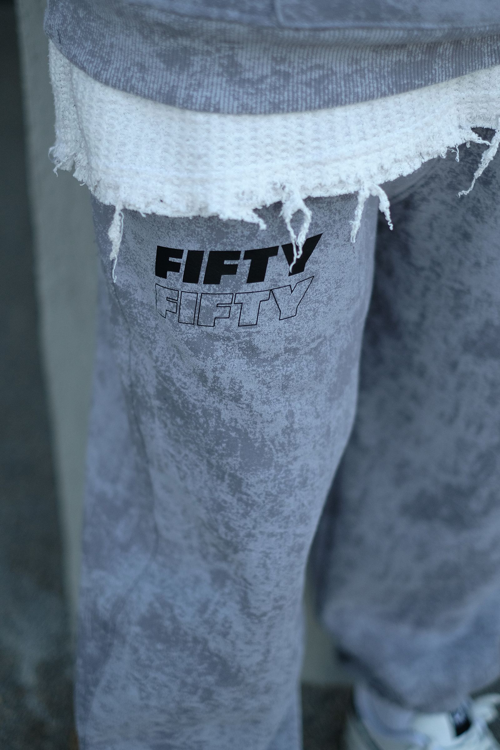 808 Fifty Baskılı Özel Tasarım Puff Jogger