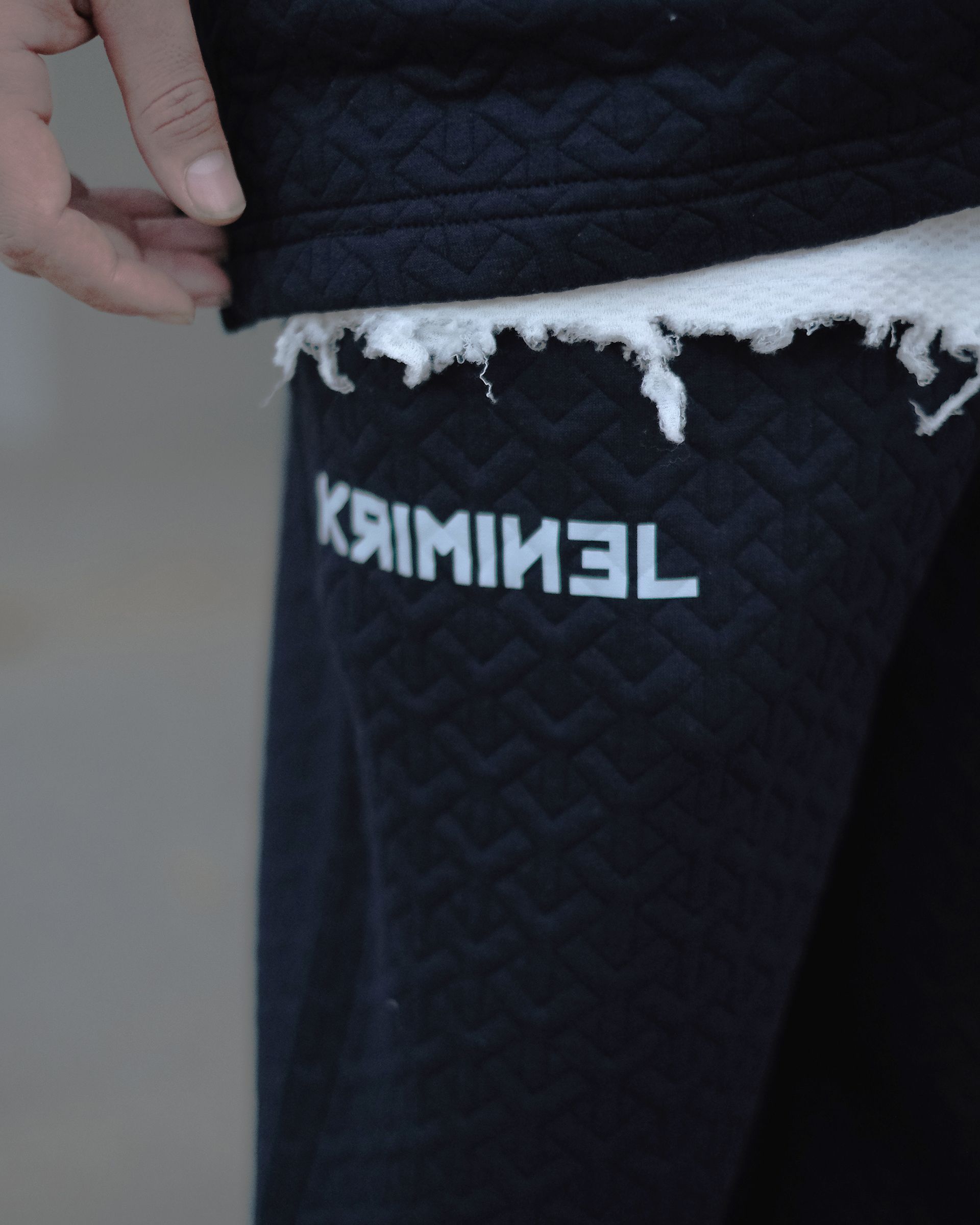 808 Kriminel Baskılı Özel Tasarım Oversize Jogger