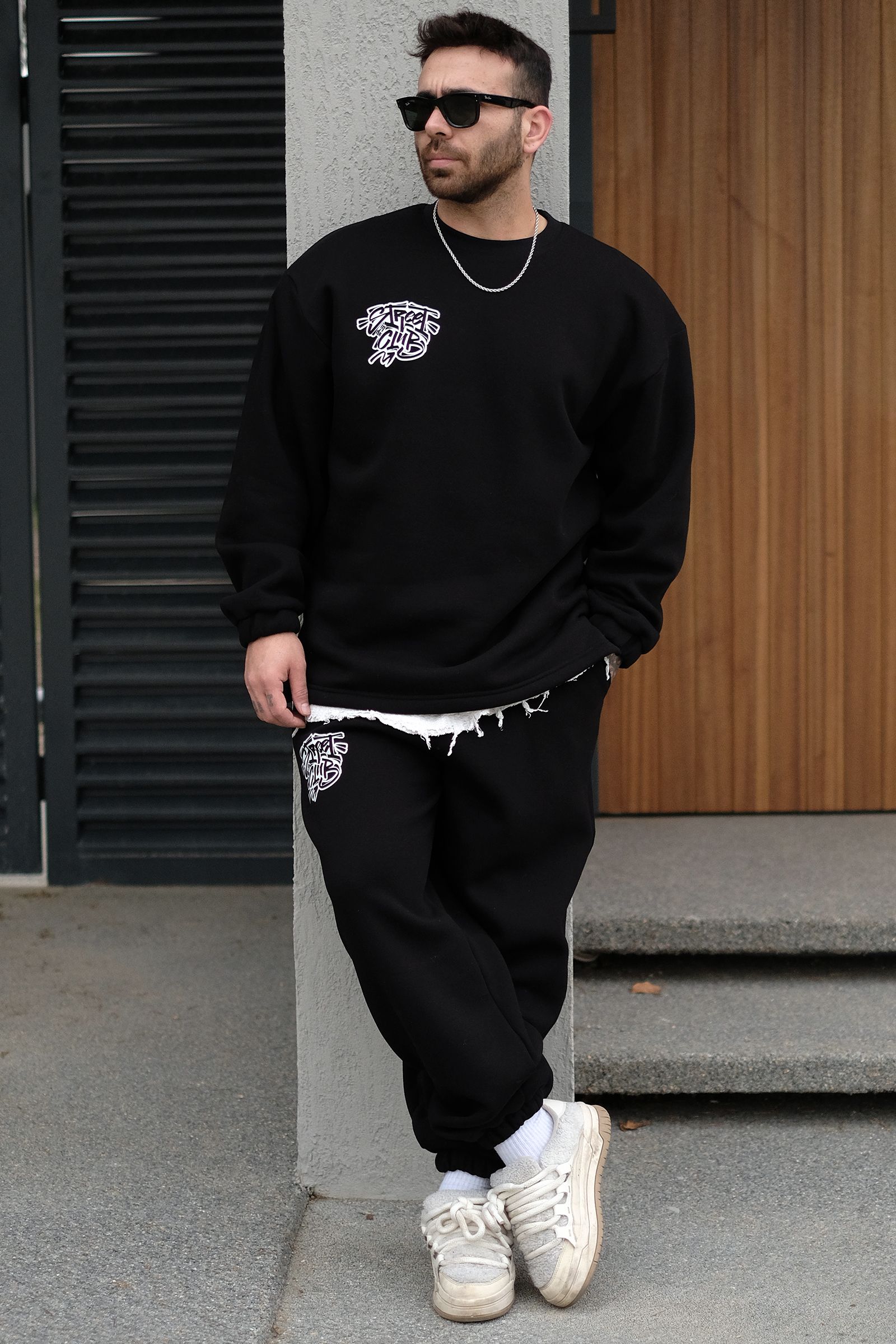 808 Street Club Baskılı Baggy Jogger