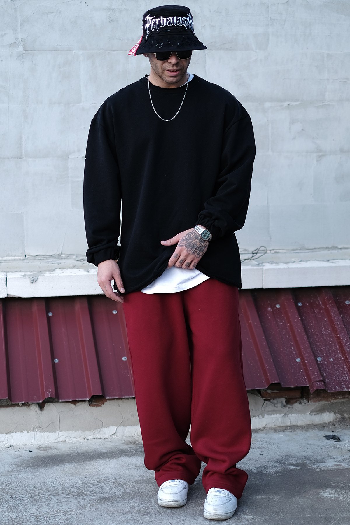 808 Basic Oversize Baggy Jogger