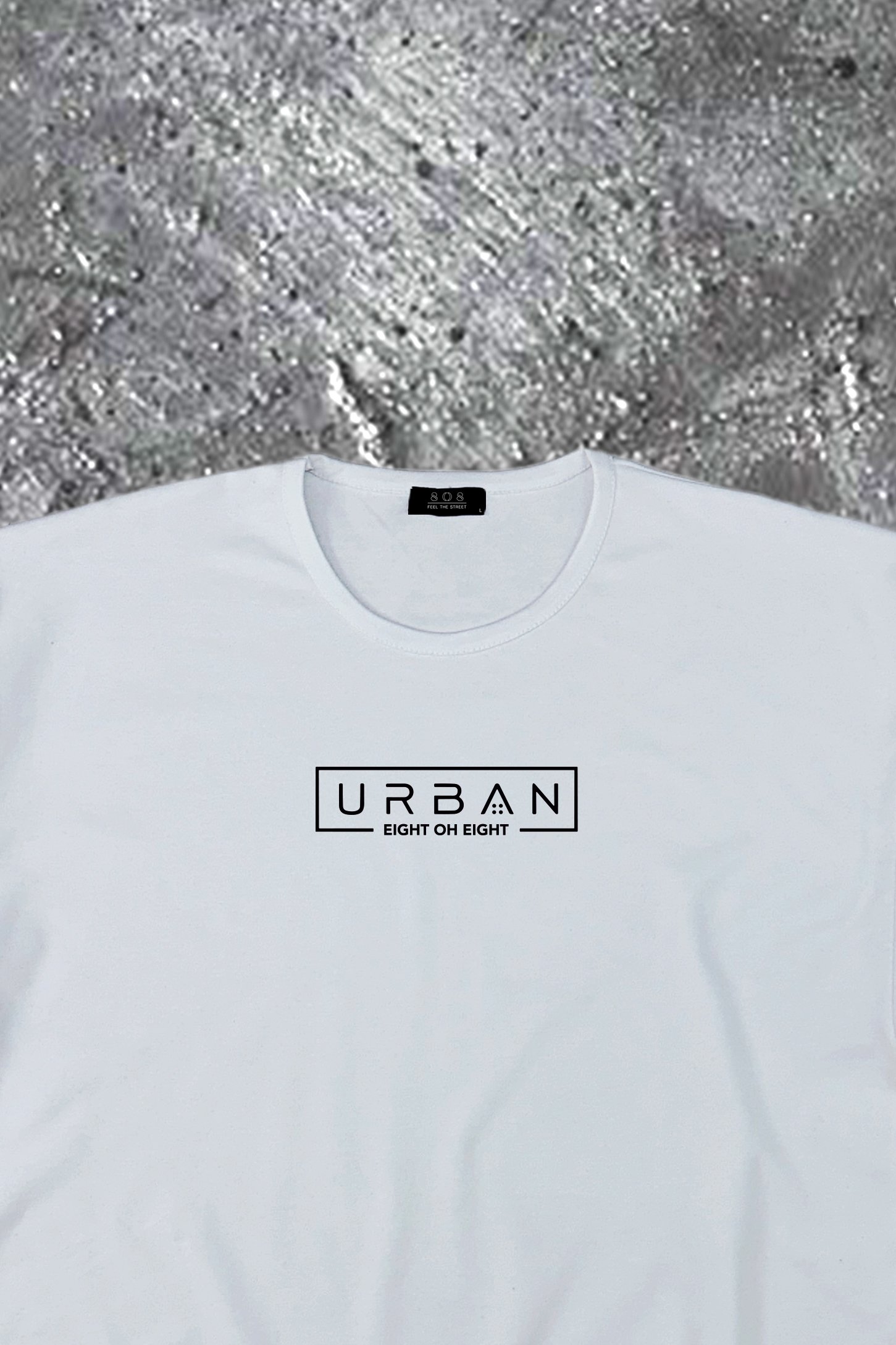 808 URBAN EOE Baskılı Oversize Tişört