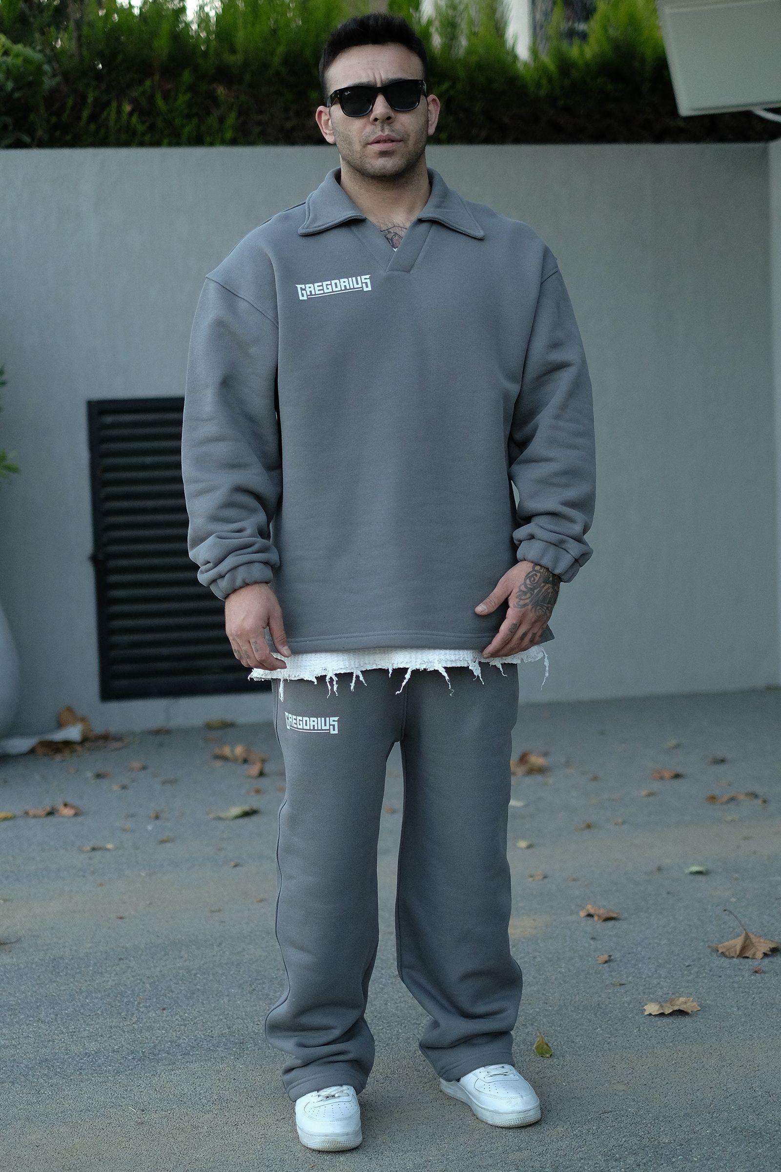 808 Gregorius Baskılı Oversize Jogger