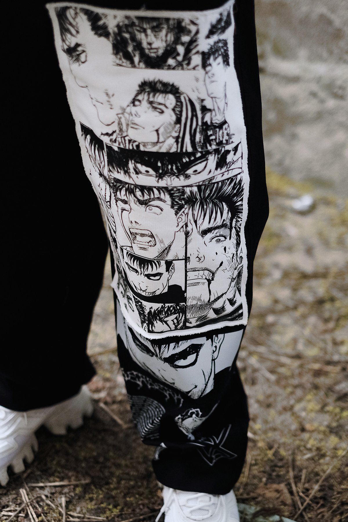 808 Anime Baskılı Oversize Baggy Jogger