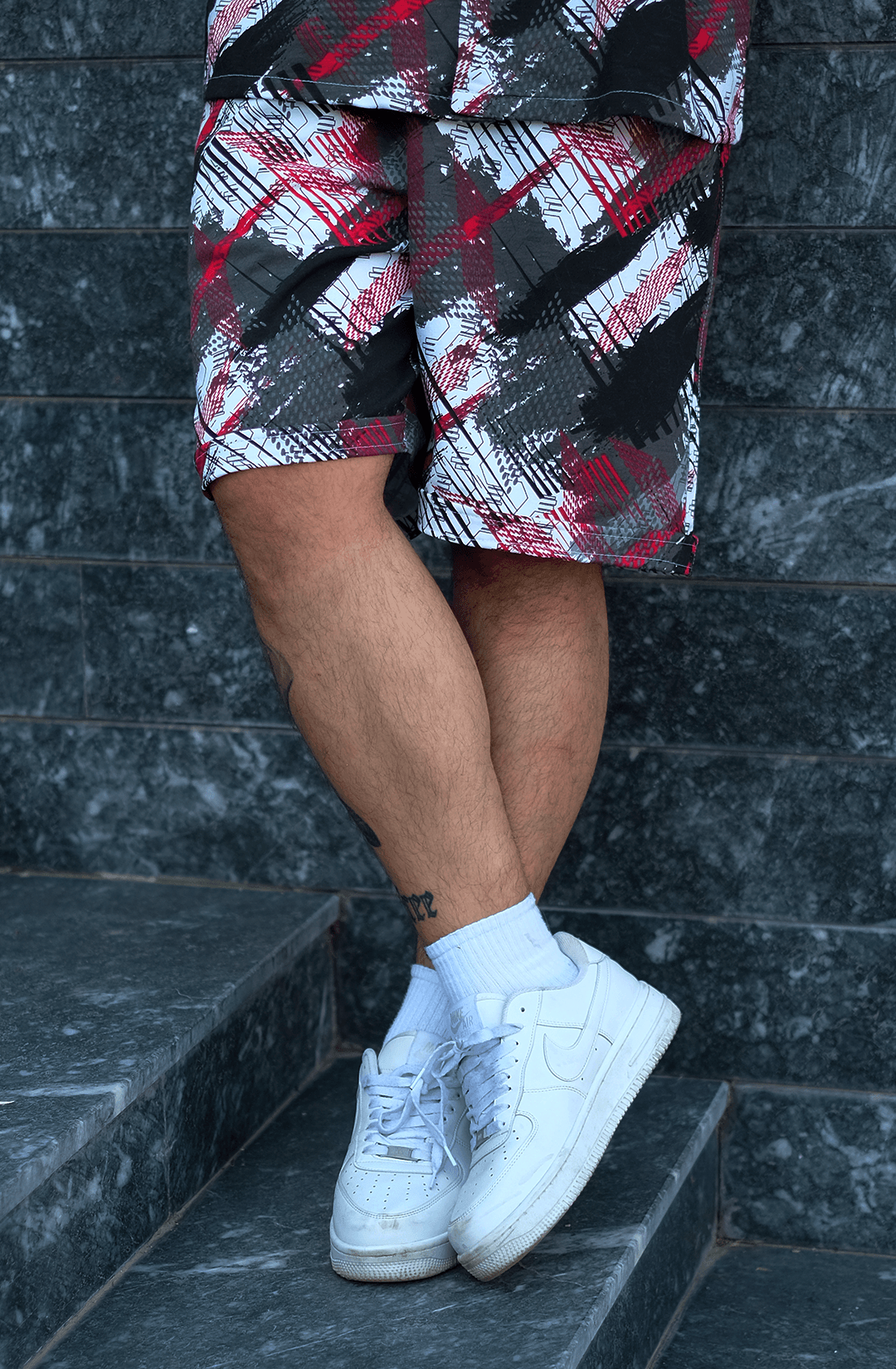808 NextGen Desen Tok Oversize Takım ( Tişört+ Şort )