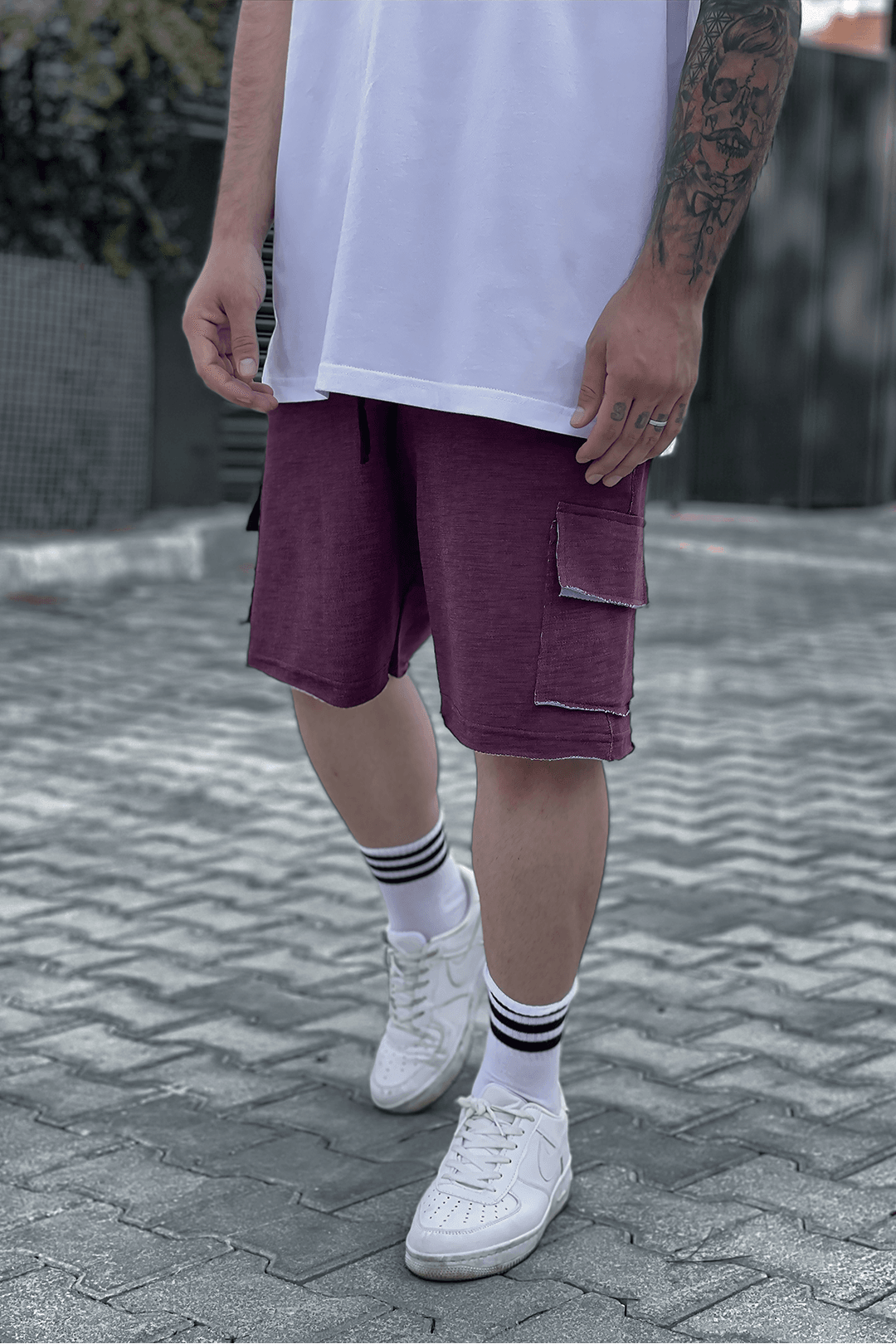 808 Kargo Cep Kırçıllı Şort