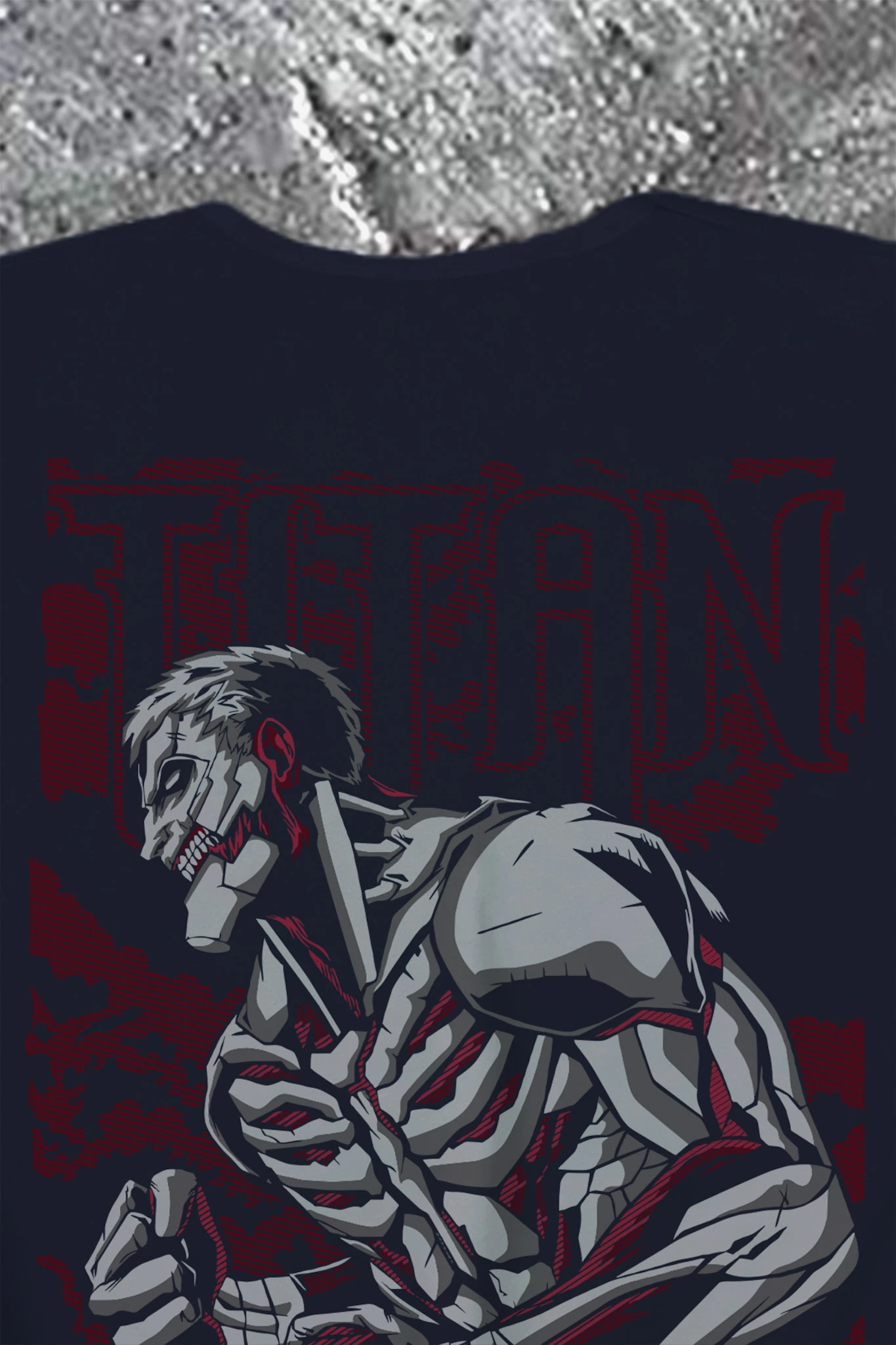 808 Atack on Titan Baskılı Oversize Tişört