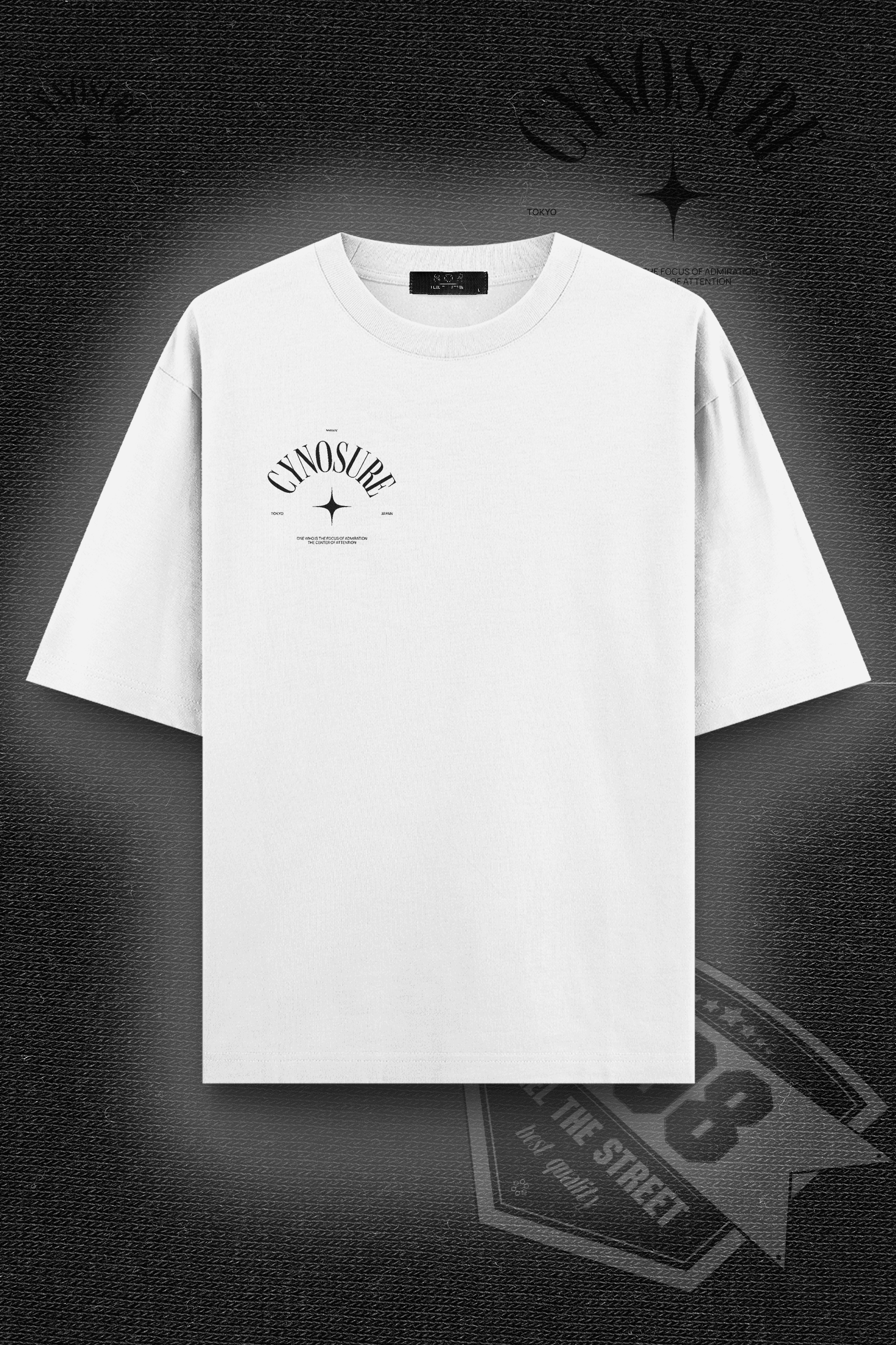 808 Cynosure Baskılı Oversize Tişört