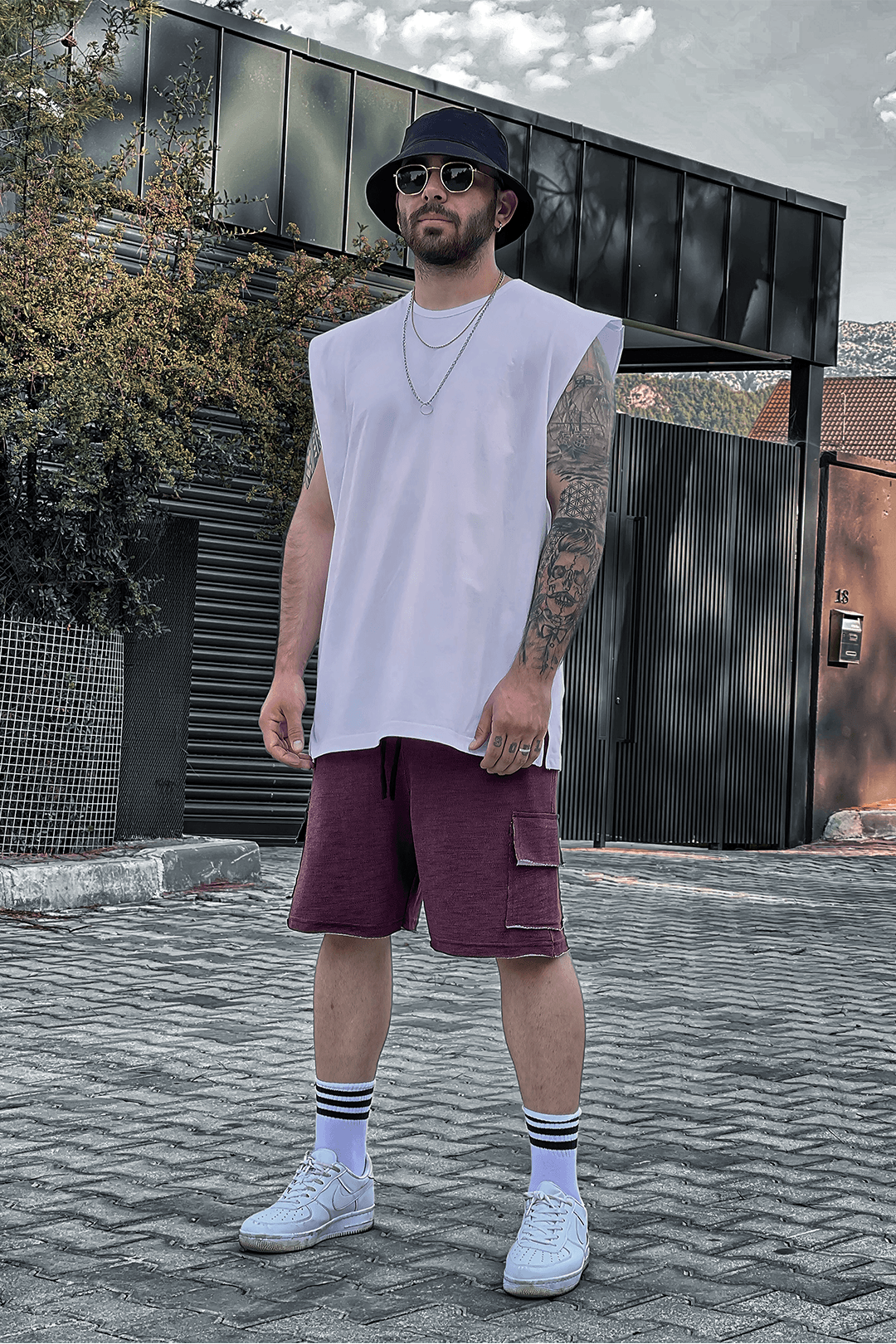 808 Kargo Cep Kırçıllı Şort