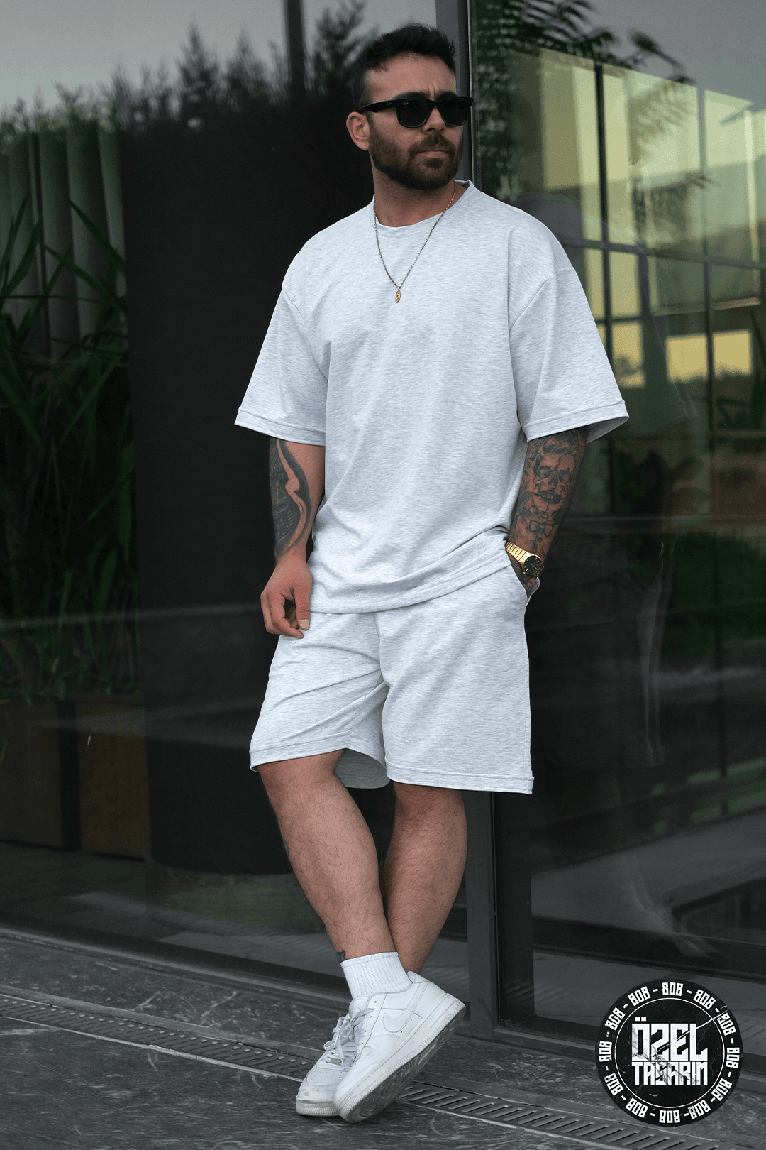 808  Basic Oversize Takım ( Tişört + Şort)