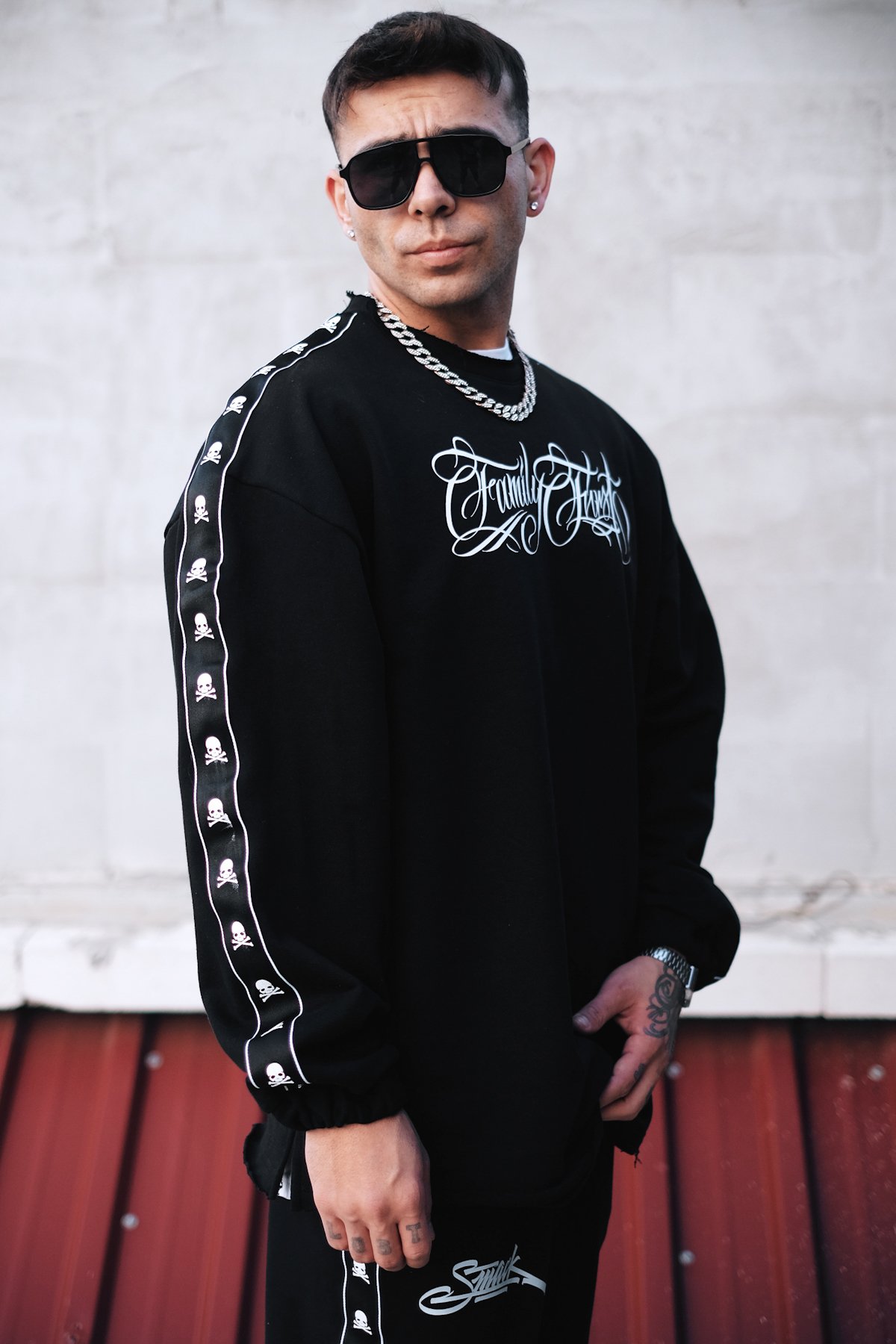 808 Family First Şerit Detay Oversize Sweatshirt
