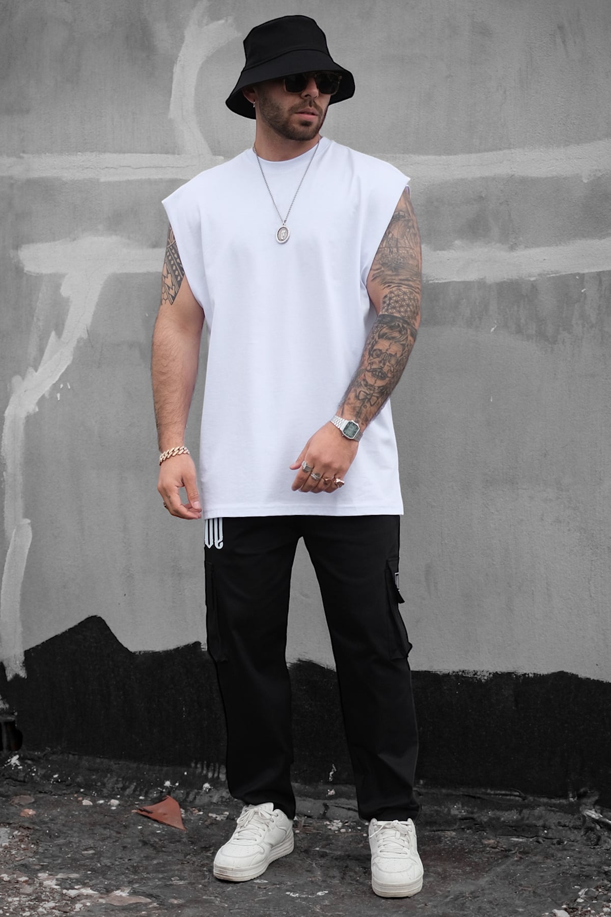808 Basic Kolsuz Oversize Tişört