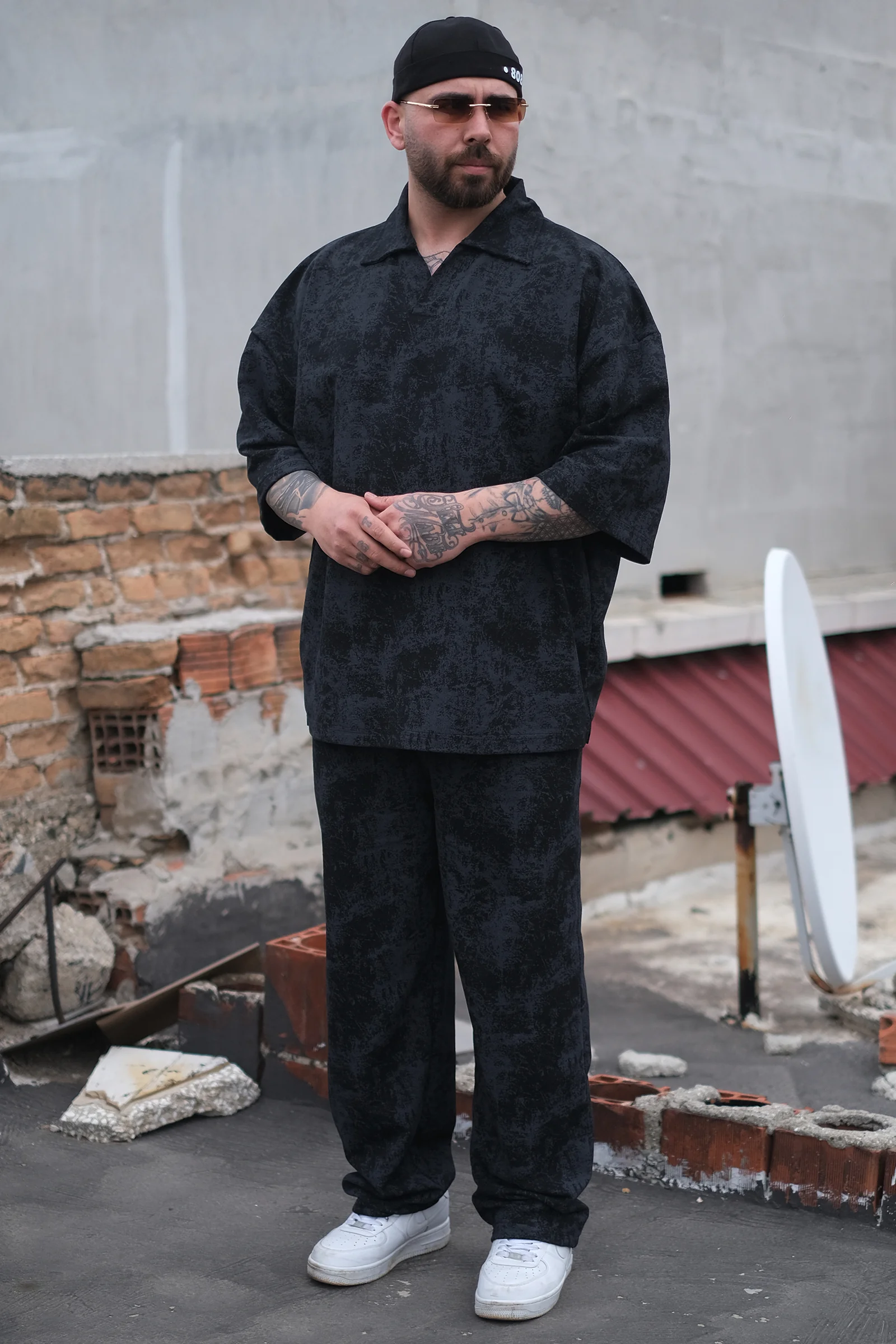 808 Yakalı Extra Oversize Takım